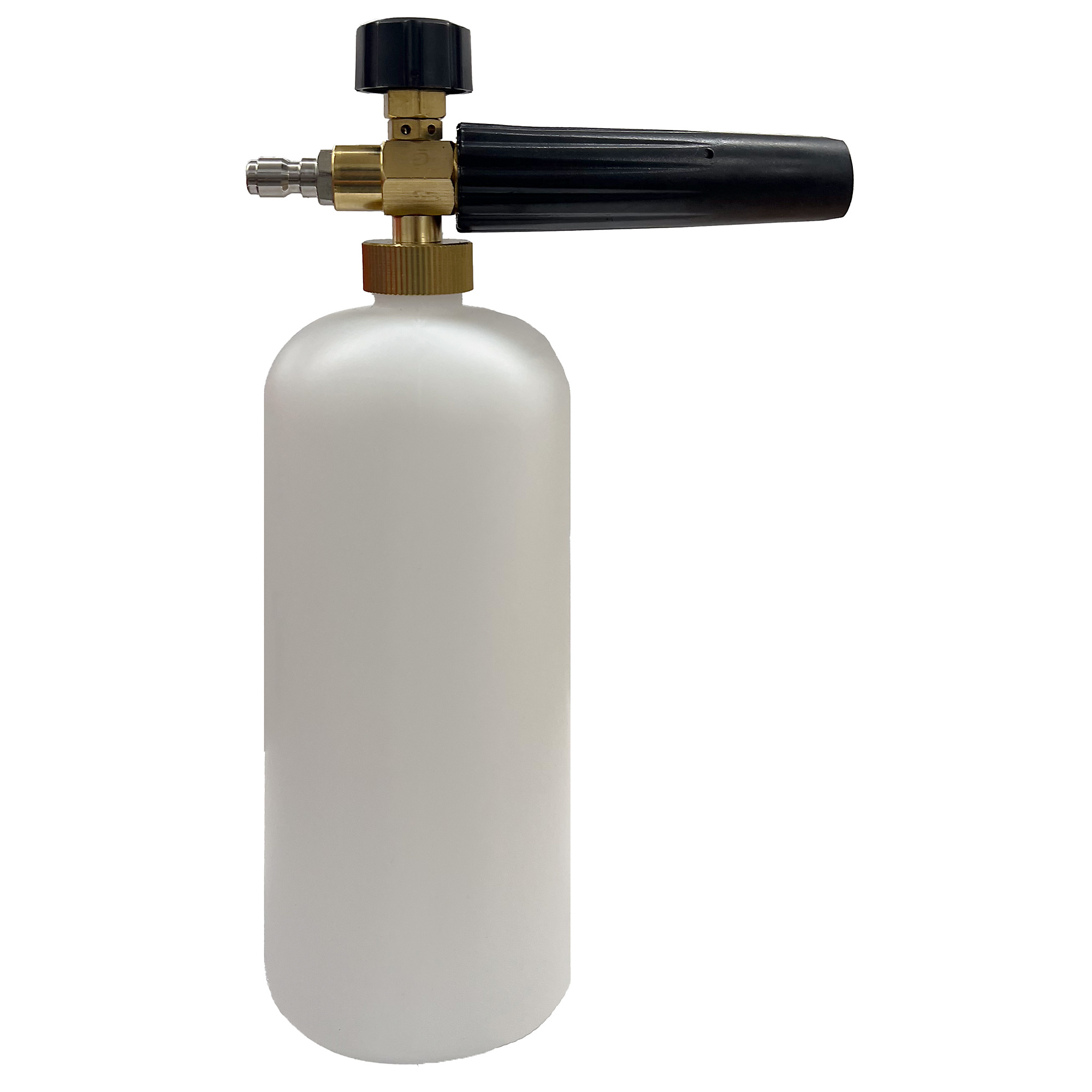 K-T Industries Foam Cannon Sprayer — 1-Liter Soap Bottle, 3500 PSI, Adjustable Spray Pattern, Model# 6-7117