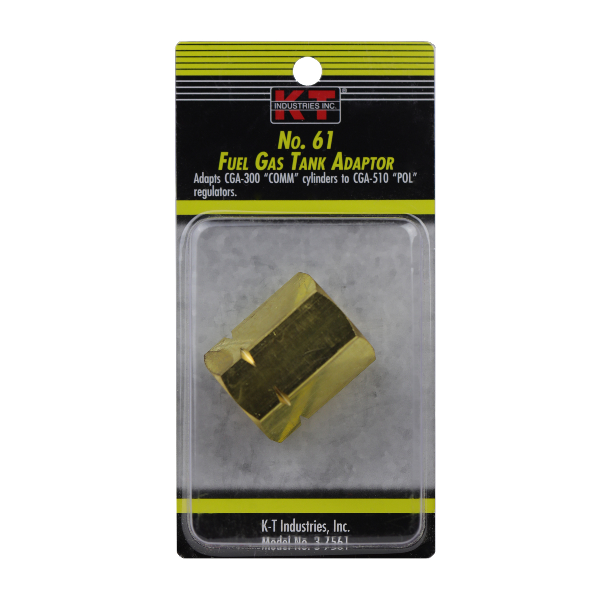 K-T Industries Acetylene Adapter — CGA 300 to CGA 510, Model# 3-7561