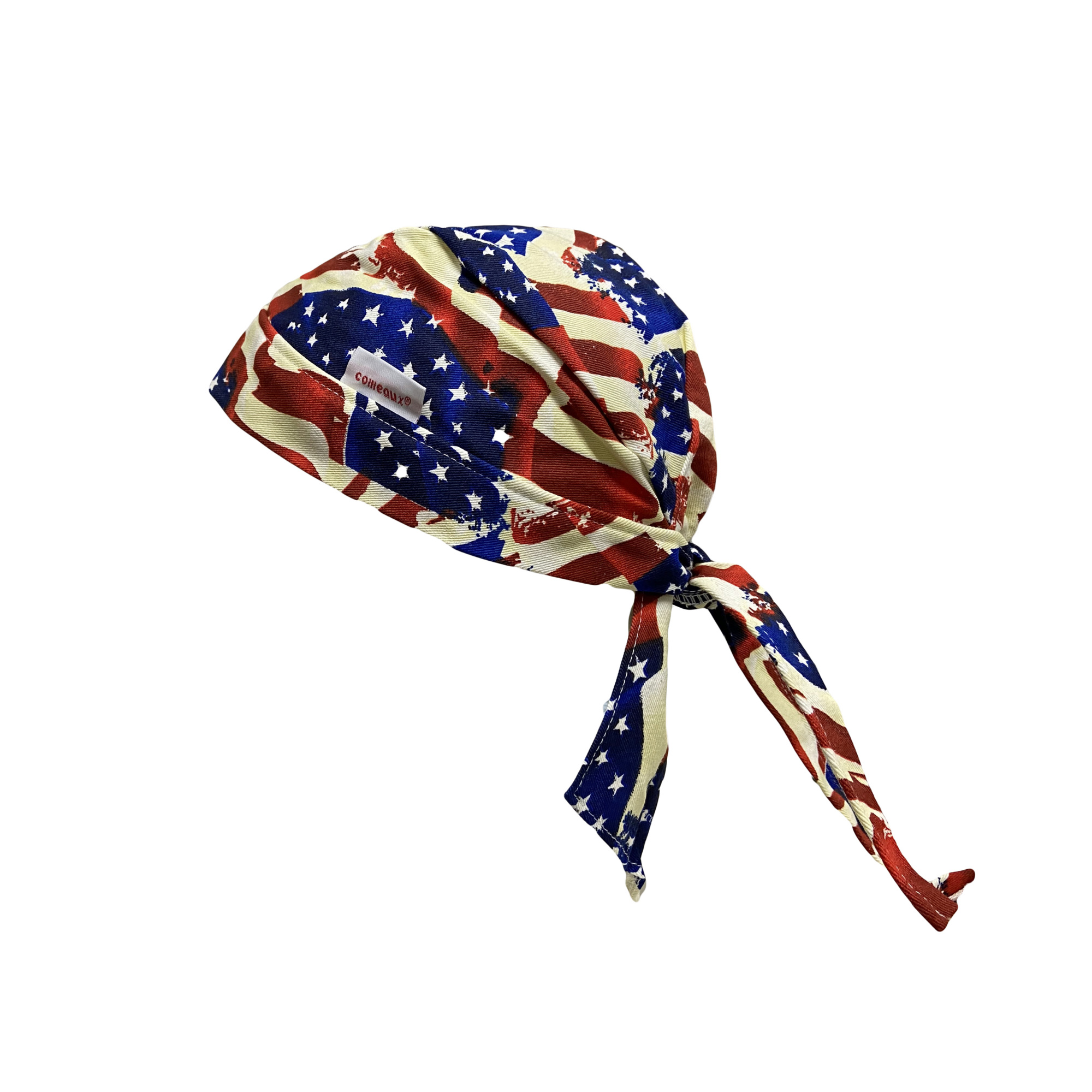 K-T Industries Welding Bandana — Stars and Stripes, 100% Cotton, Model# 4-3131
