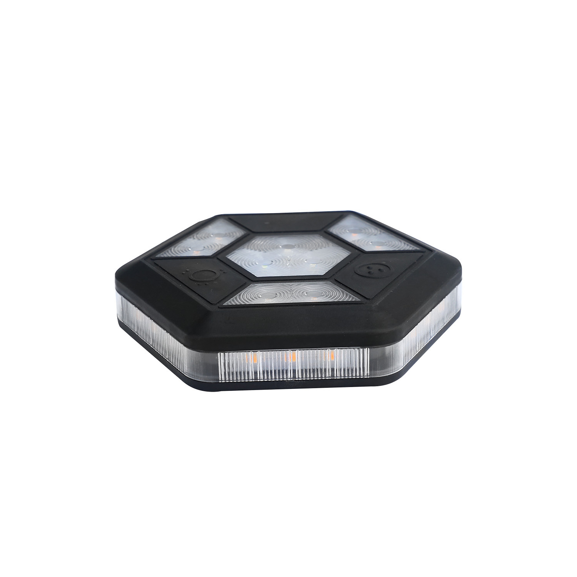 Hendo Personal Safety Strobe — Amber/White Patterns, Rechargeable, 6 Flash Patterns, Model# EL5104