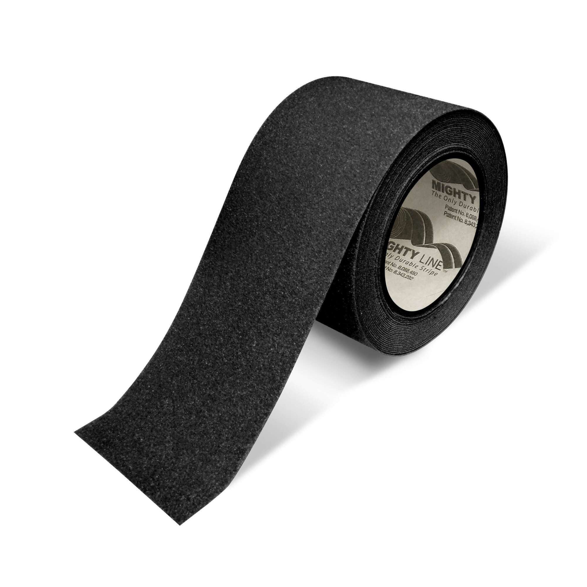 Mighty Line Anti-Slip Tape — 3in. Wide, 60ft. Roll, 25 Mil Thick, Black, Model# 3ASTBLK