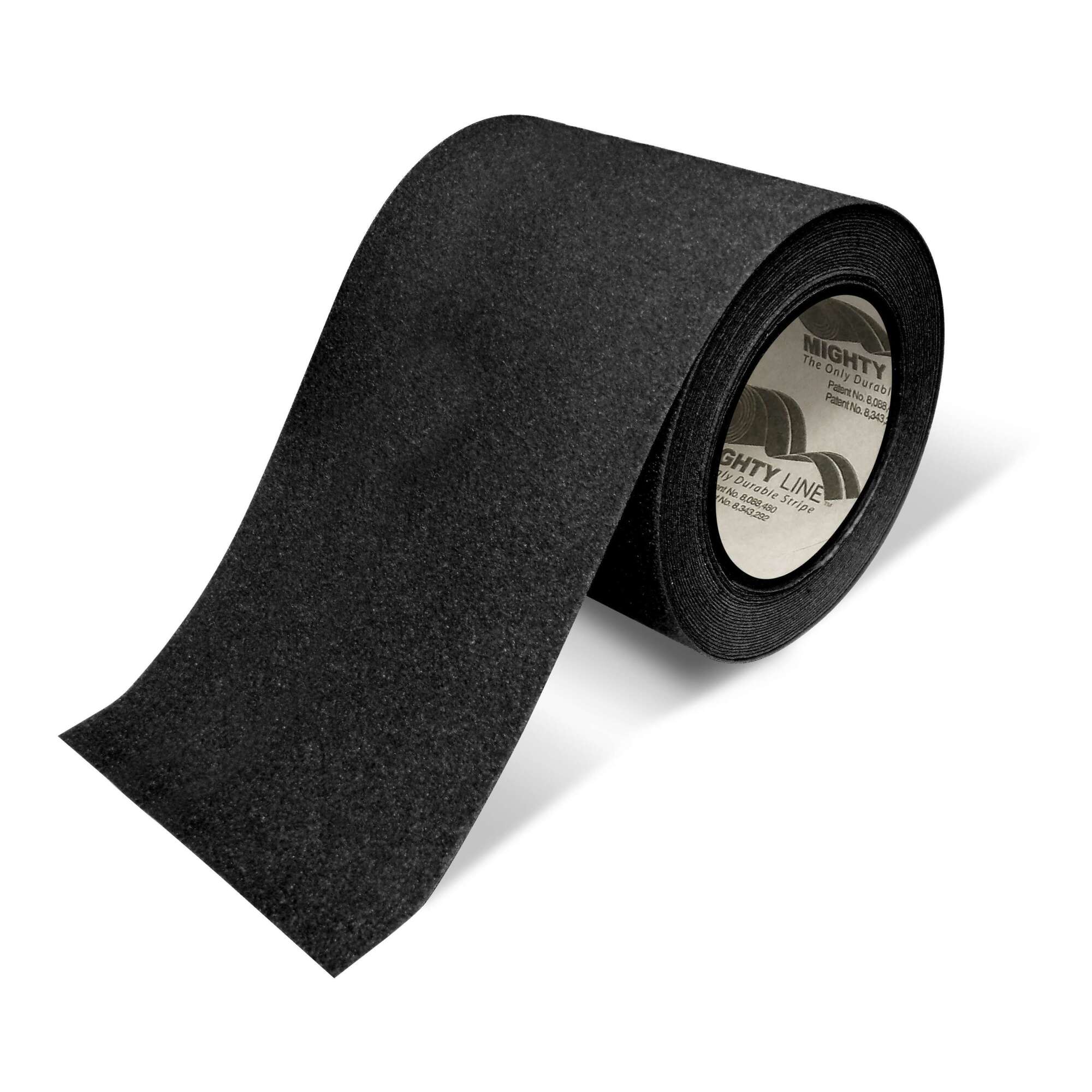 Mighty Line Antislip Tape — 6in. Wide, 60ft. Roll, 25 Mil Thickness, Black, Model# 6ASTBLK