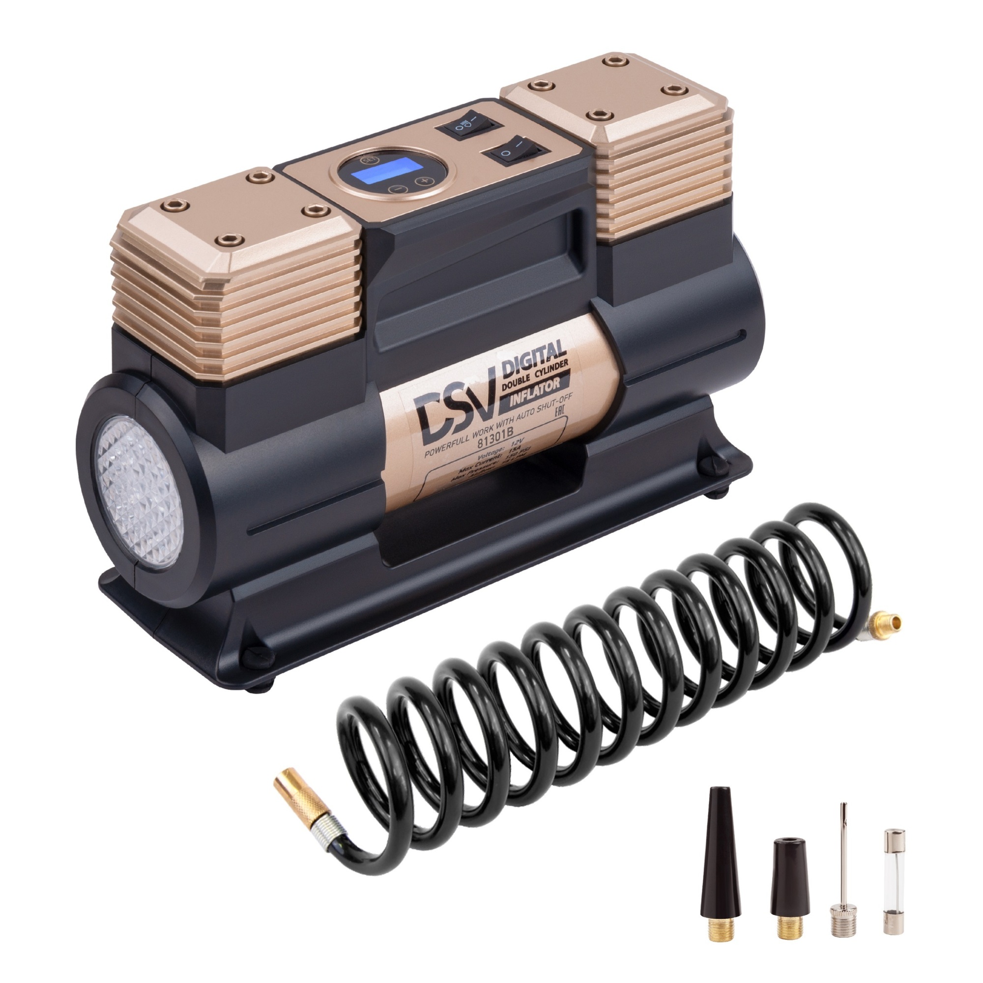 DSV Standard Tire inflator, 75 l/min, Model# 81301B