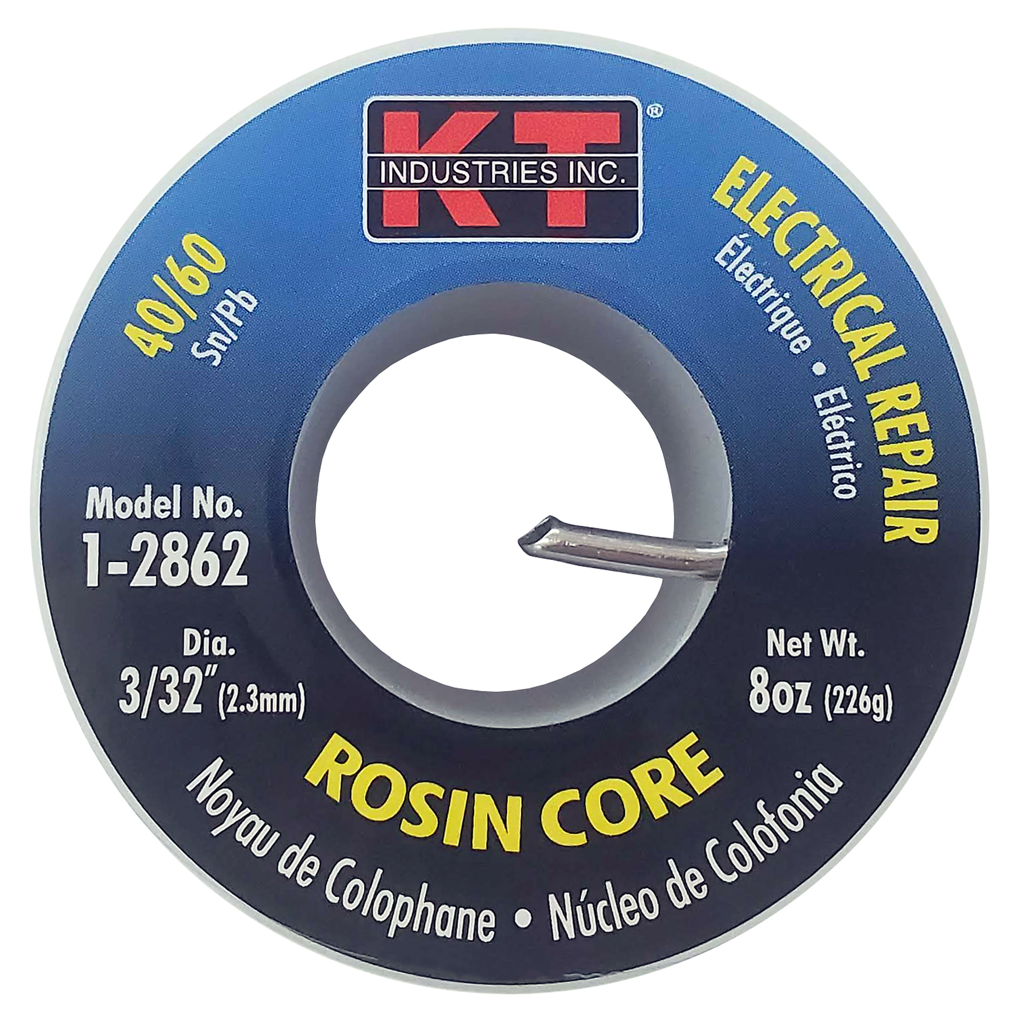 K-T Industries Rosin Solder — 40/60, 1/2 Lb., Model# 1-2862