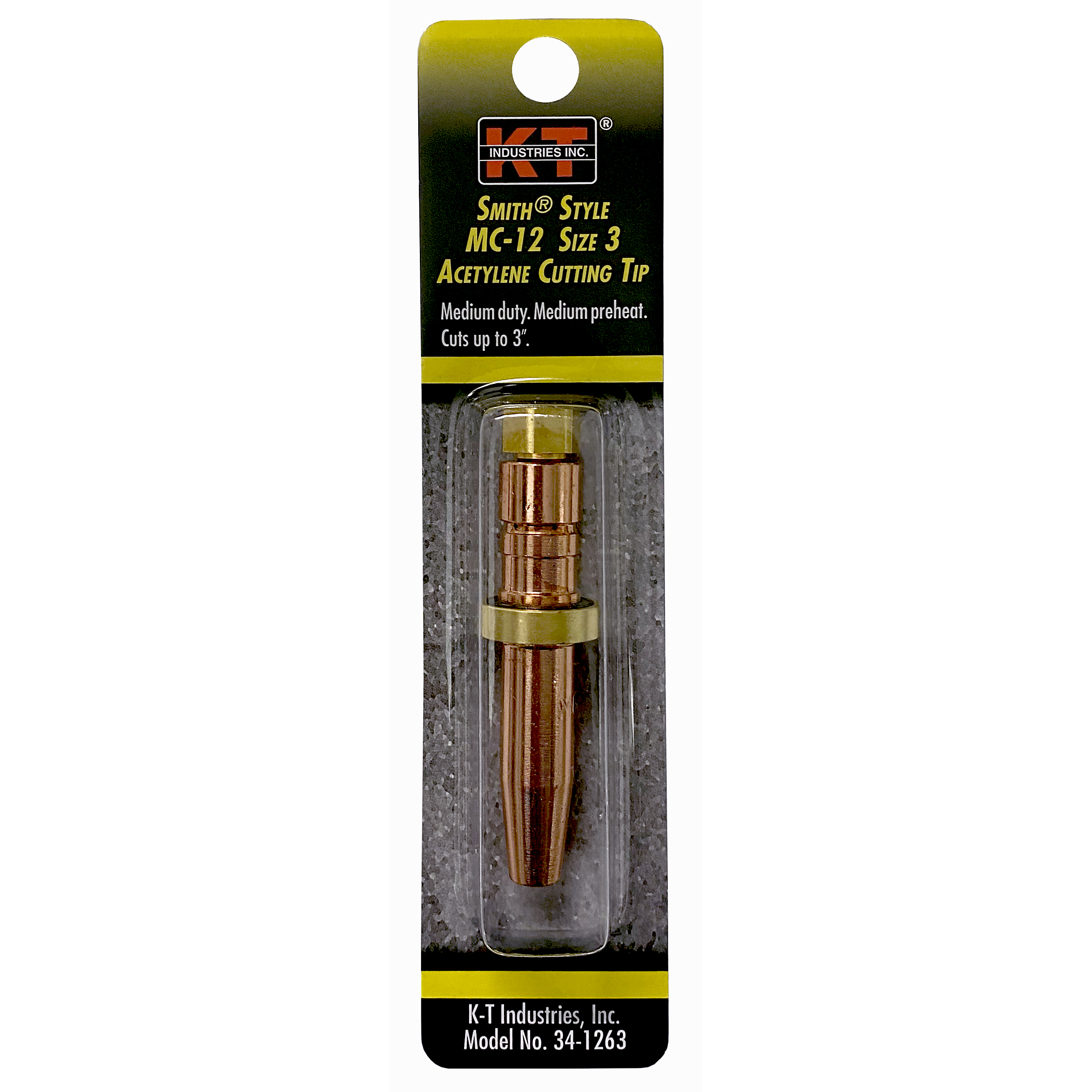 K-T Industries Smith Cutting Tip — Size 3, MC-12, Copper and Brass, Model# 34-1263