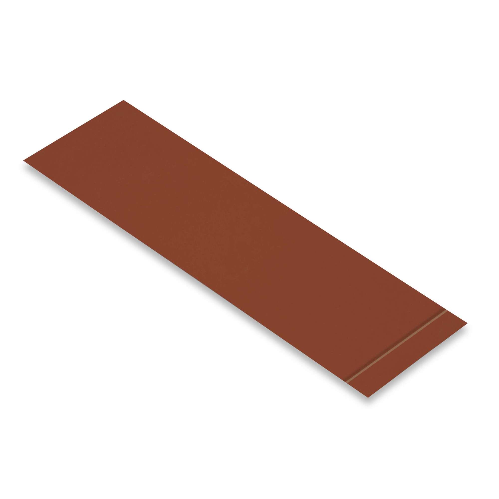 Mighty Line Peel and Stick Floor Tape Segments — 2in. x 10in., 100 Pcs, Brown, Model# 2STRIPBRN10