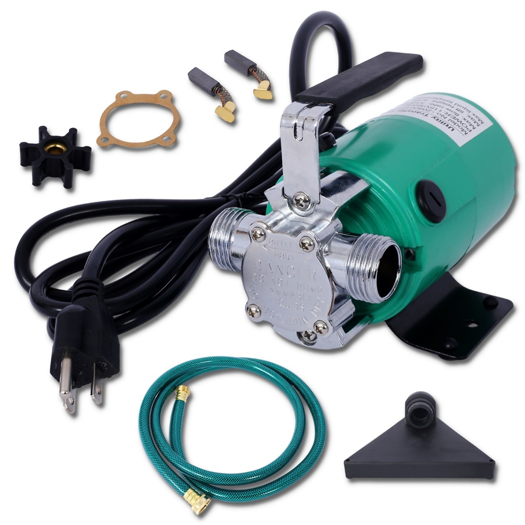 Progreen Water Transfer Pump — 115V, 330 GPH, 40ft. Max Height, Carbon Steel, Model# BAC-W465127582