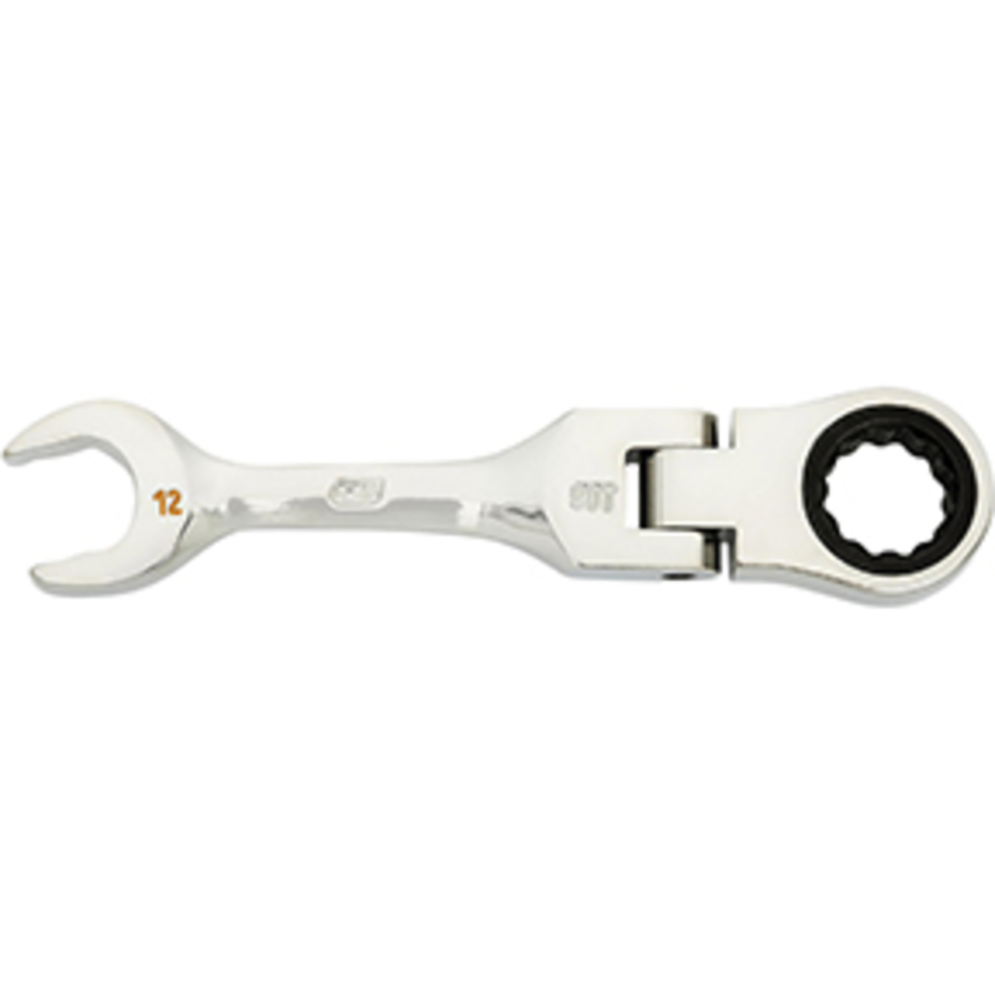 GearWrench Compact Stubby Flex Ratcheting Wrench — 12mm, 90-Tooth, 12-Point, Model# KDT86862