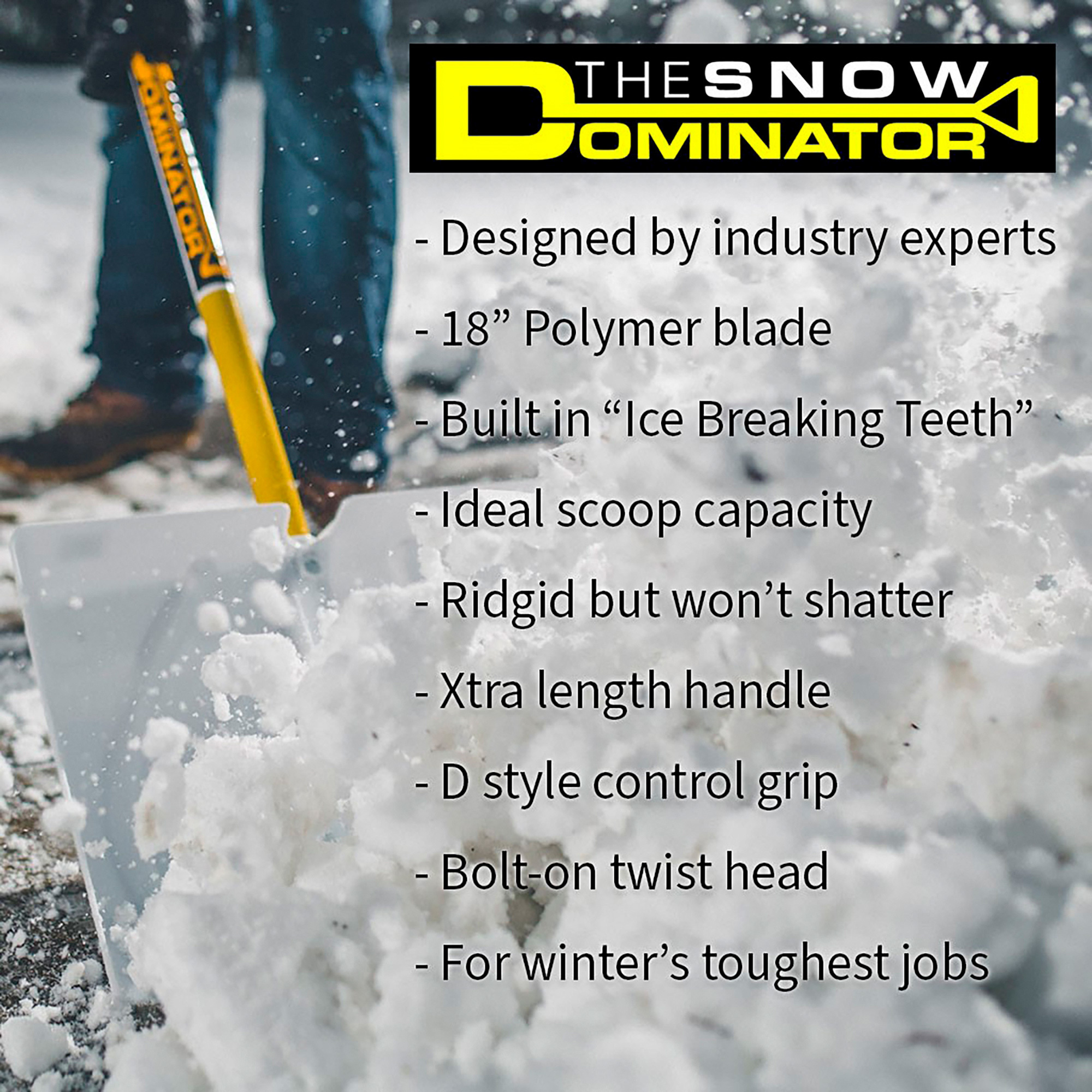 The Snowplow Snow Dominator Scoop Shovel — Model# 50590 Northern  Tool