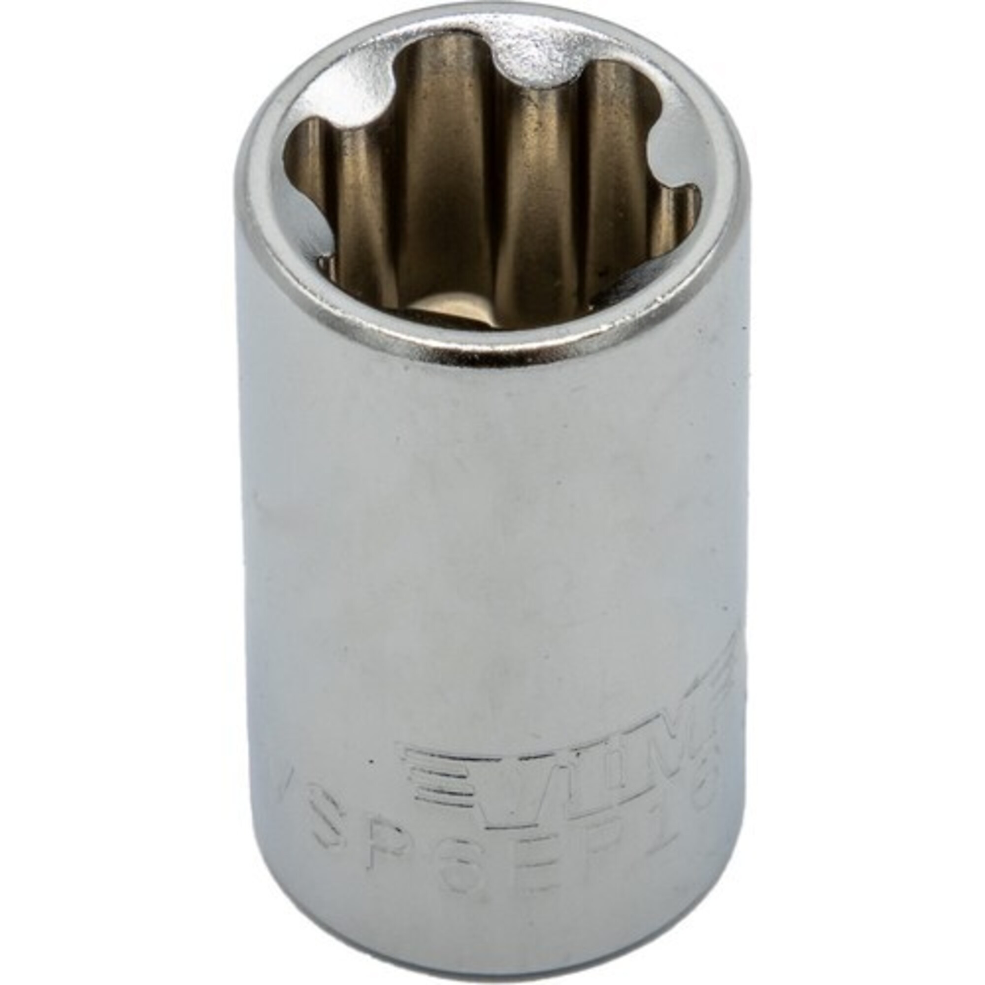 VIM Tools Torx Plus Socket — 3/8in. Square Drive, Satin Chrome, Model# VIMVSP6EP16