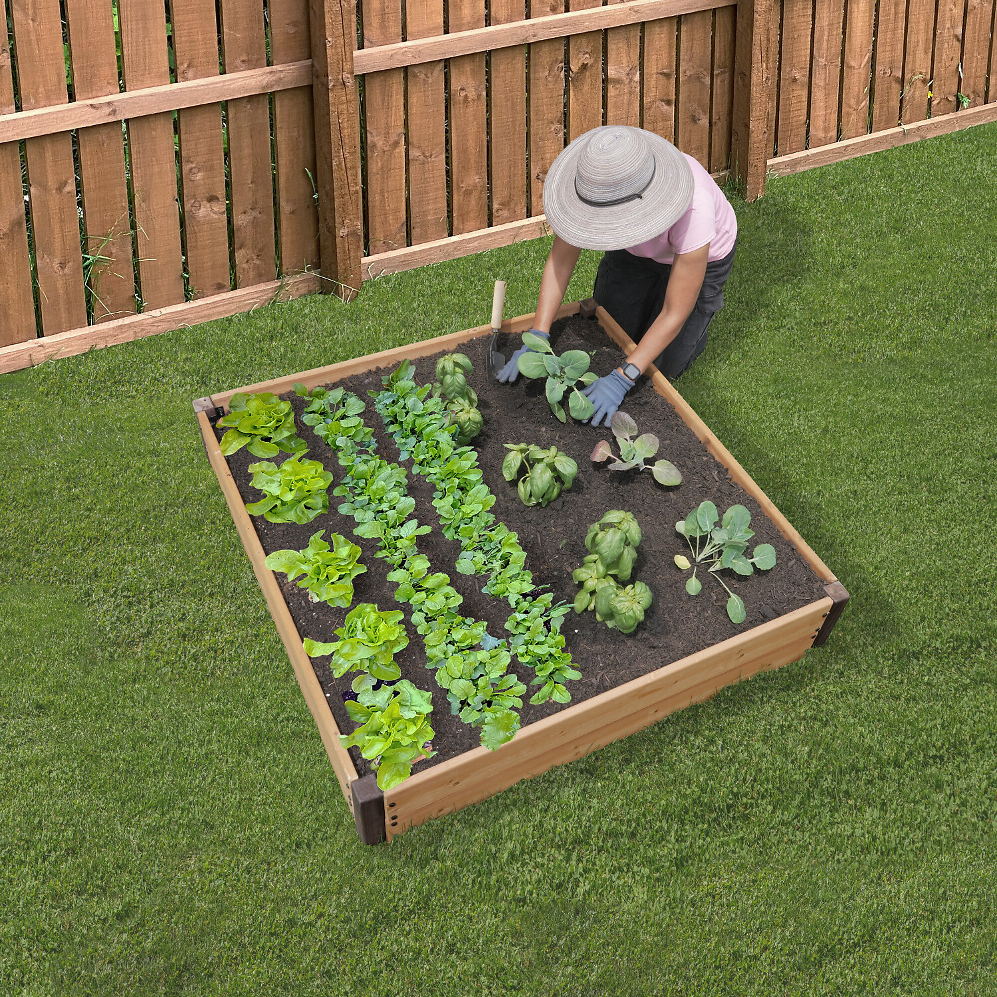 Miracle-Gro® Wood 4 x 4 ft. Raised Garden Bed