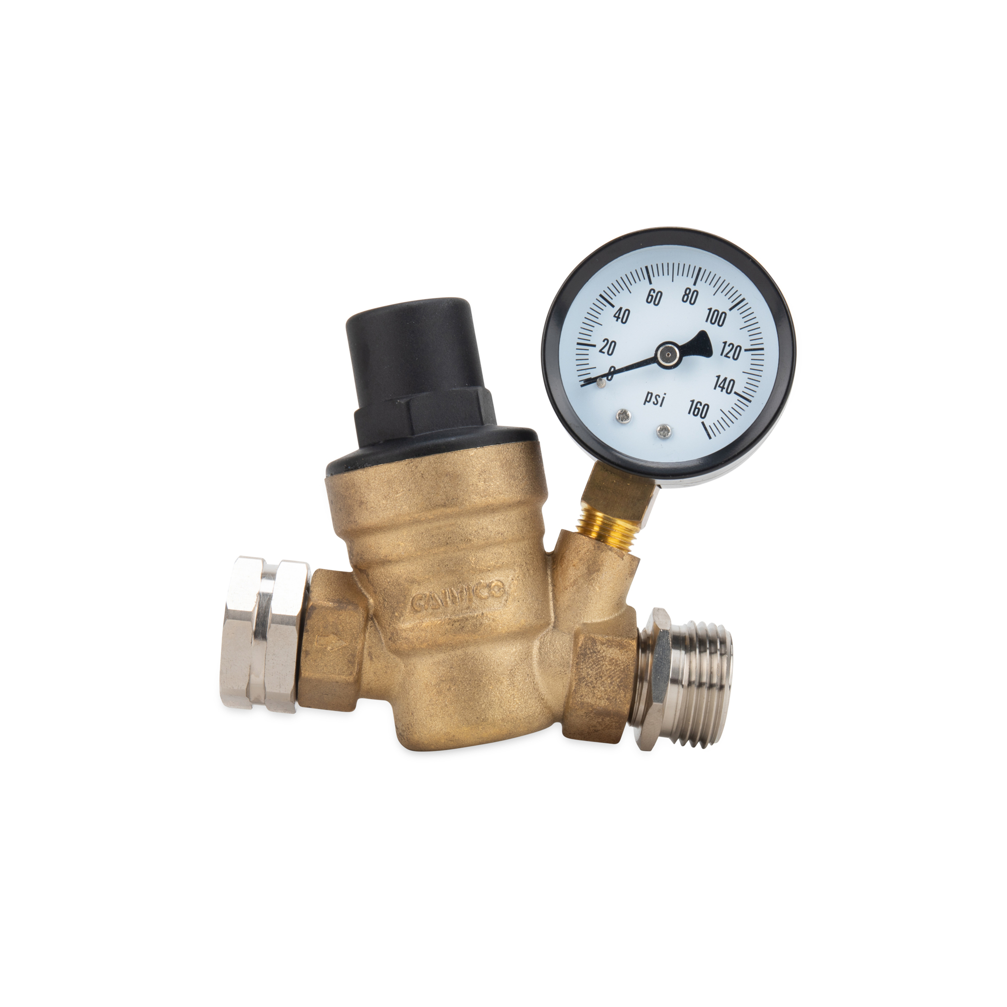 Camco Adjustable RV/Marine Brass Water Pressure Regulator