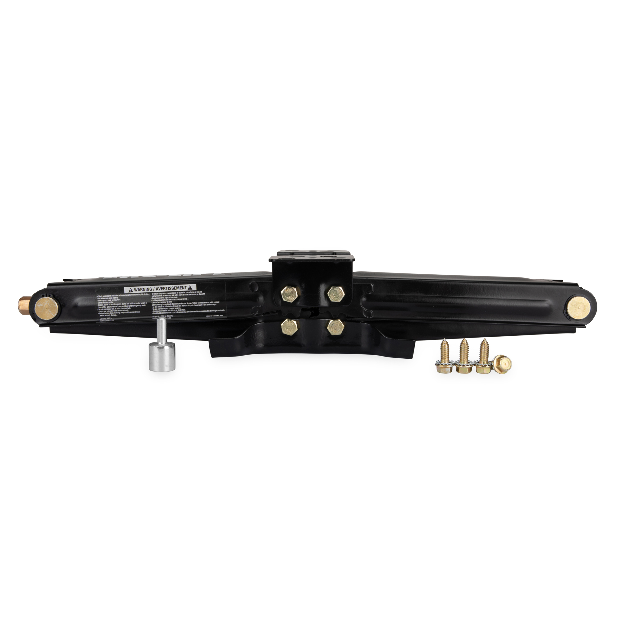 Camco EAZ-Lift 24-inch Stabilizing RV Scissor Jack - Features a 5,000 lb Load Capacity - Heavy-Duty Steel Construction -1 Pack (48810)