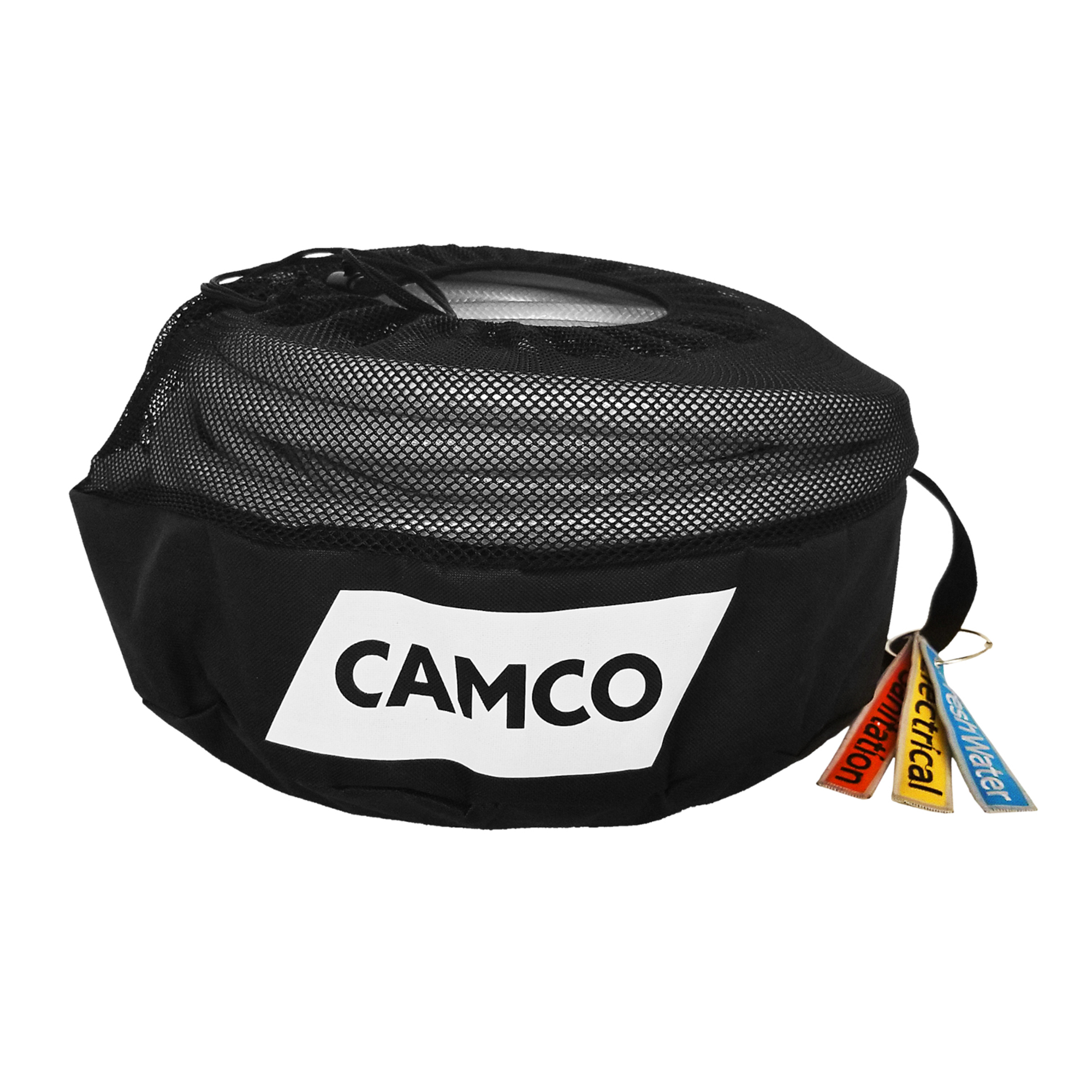 RV Utility Coil Bag w/Sanitation,FreshWater& Electrical tags