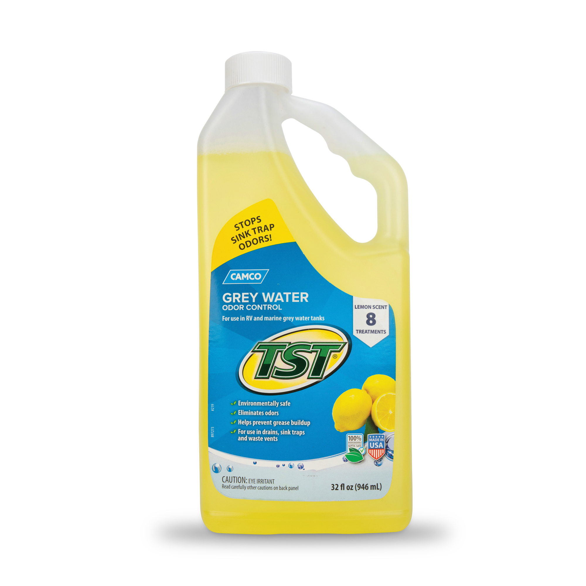 TST Grey Water Odor Control, Lemon Scent, 32 oz