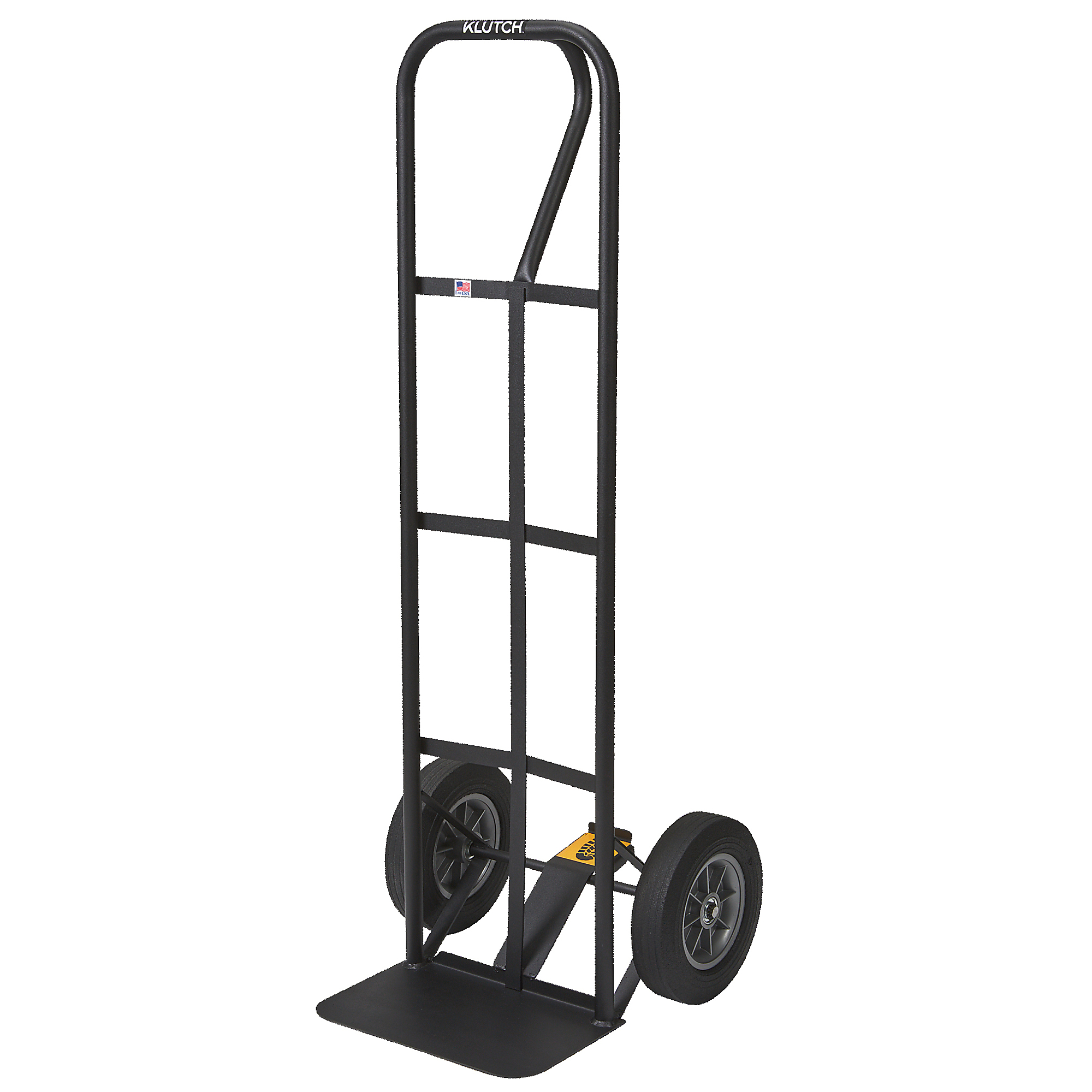 Klutch Tilt Assist Hand Truck, 800-Lb. Capacity, 51in.H x 21-7/8in.W x 19-3/8in.L, 10in. Flat-Free Tires