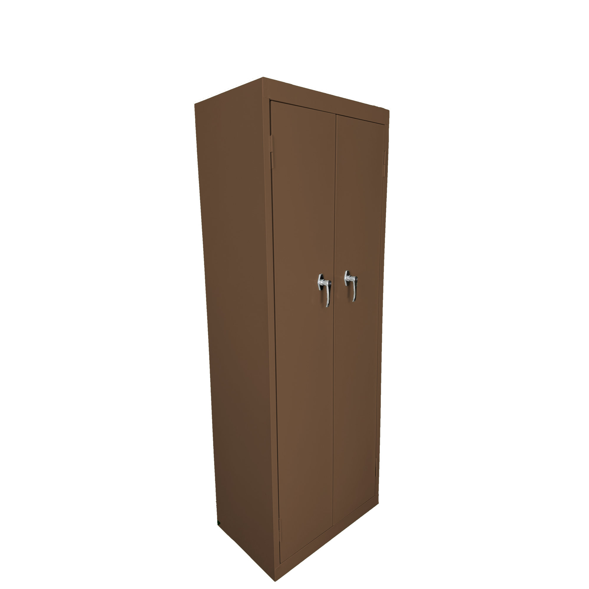 Steel Cabinets USA Basic Utility Cabinet — 24in. x 15in. x 66in., Fixed Shelves, Walnut, Model# FS-246-WAL