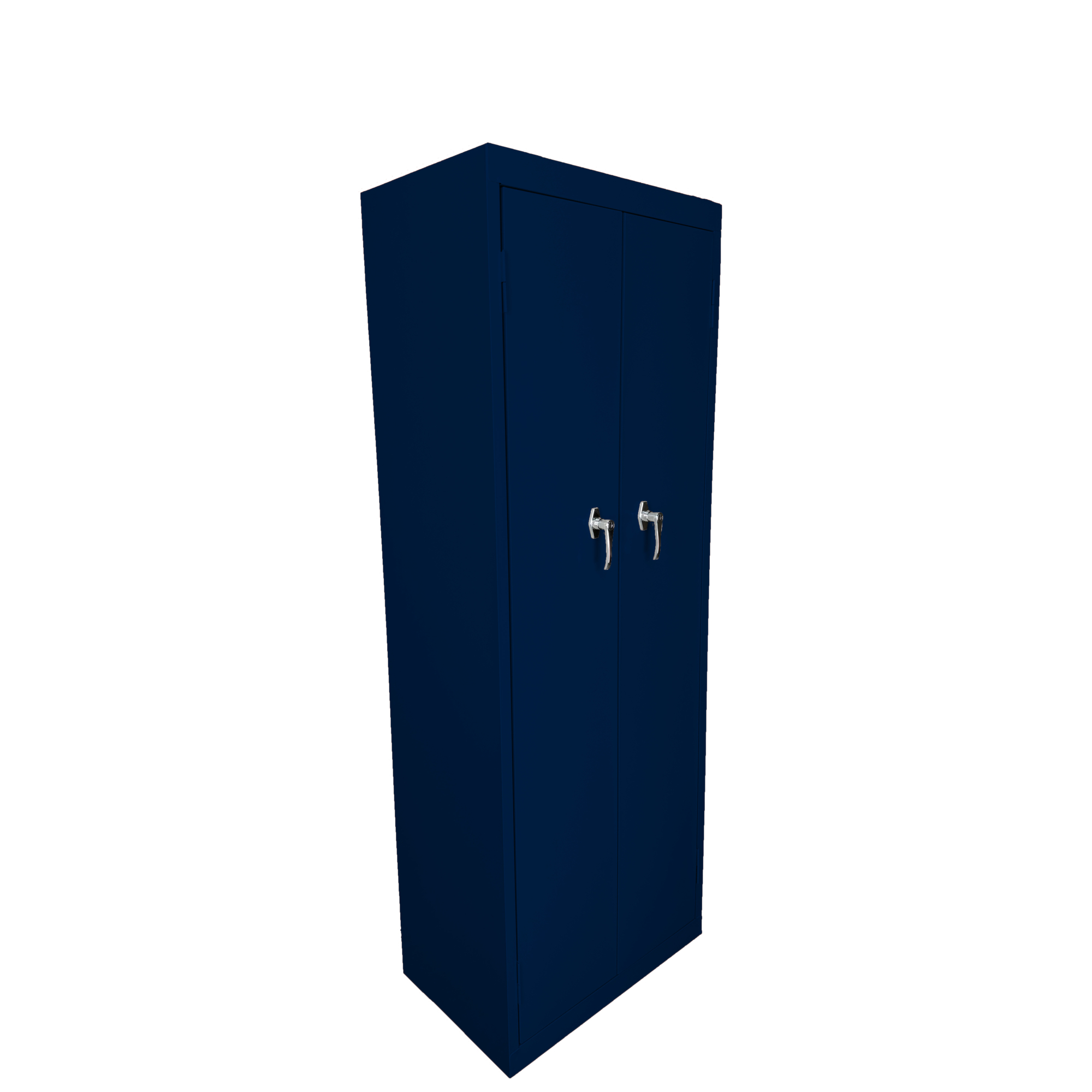 Steel Cabinets USA Utility Storage Cabinet — 24in. x 15in. x 66in., 4 Fixed Shelves, Navy, Model# FS-246-N