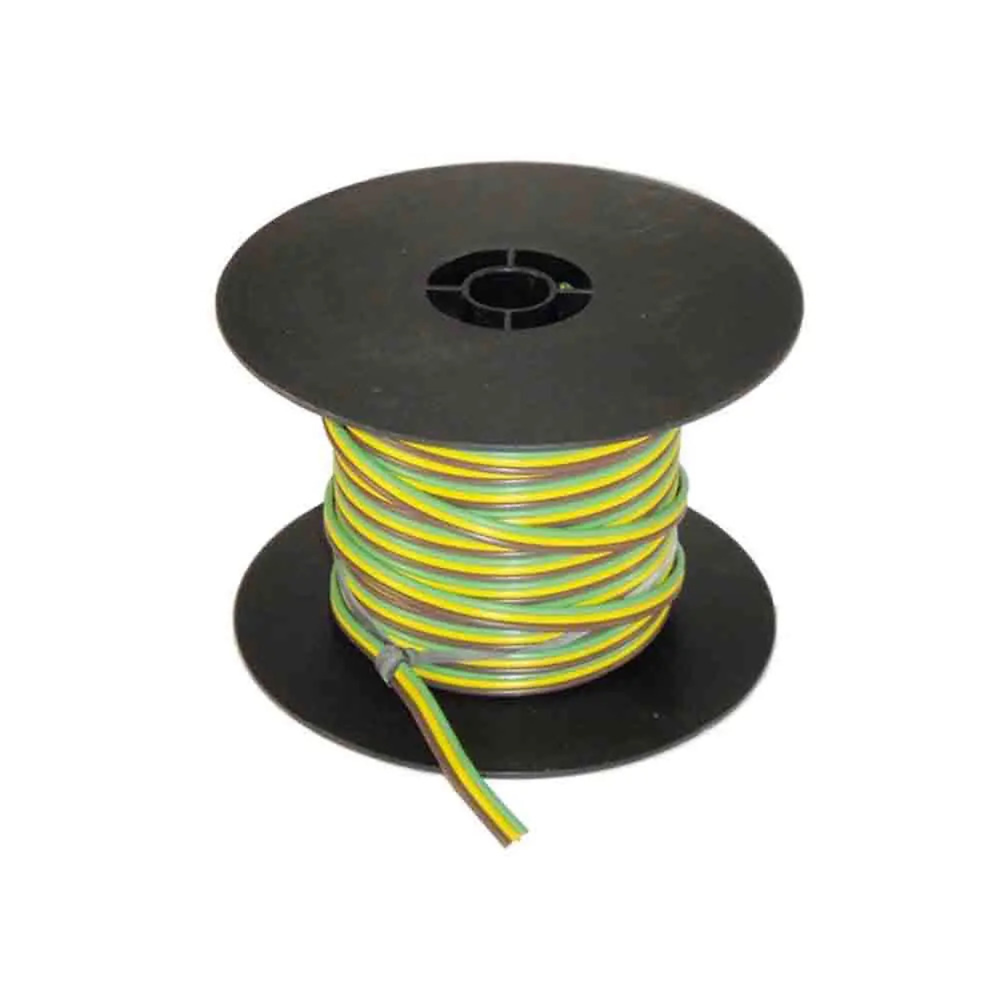 EastPenn 3-Color Parallel Wire — 100ft., Brown/Green/Yellow, Model# 02912