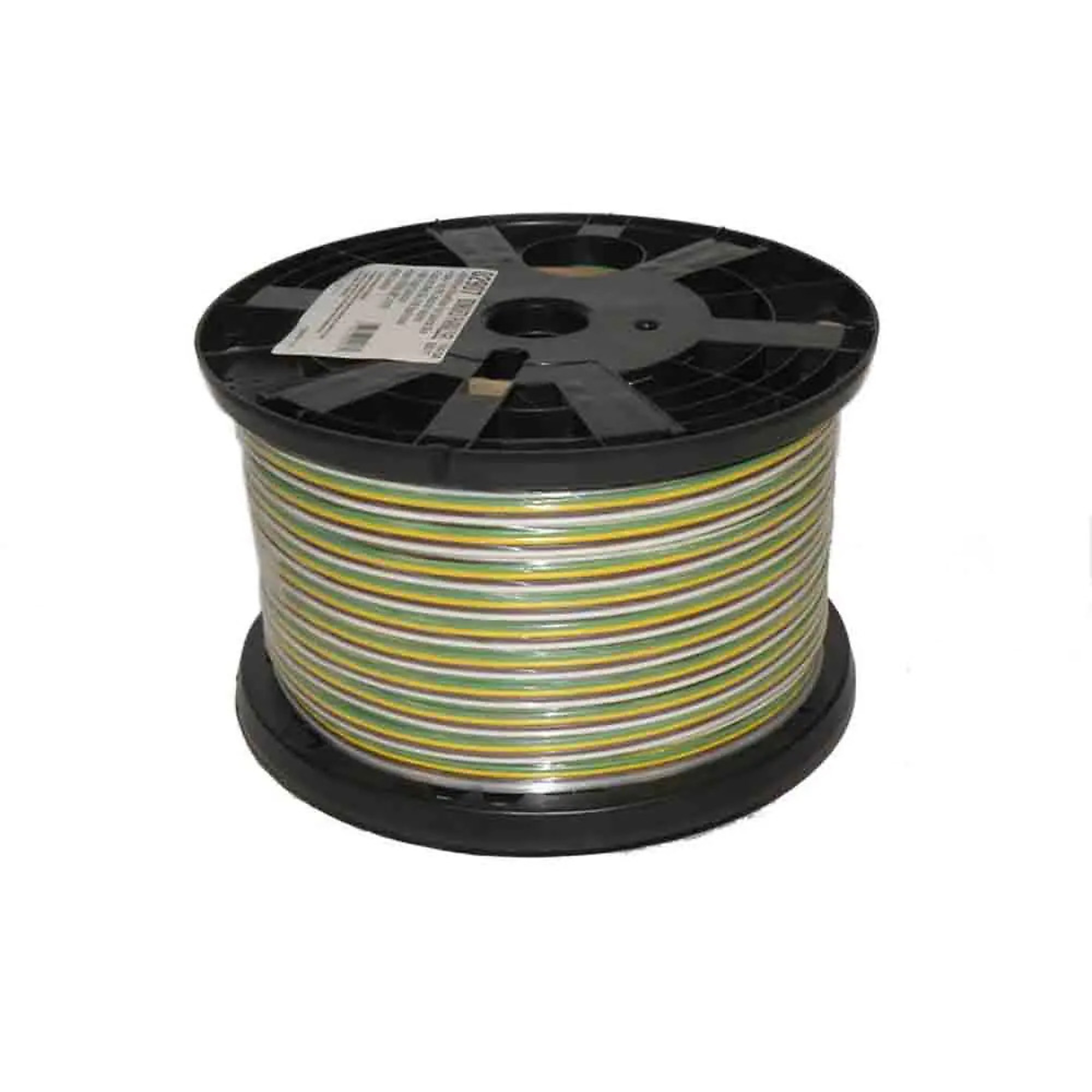 EastPenn 4-Wire Bonded Parallel Multi-Conductor Wire — 500ft., 14-Ga., Brown/Green/White/Yellow, Model# 02907