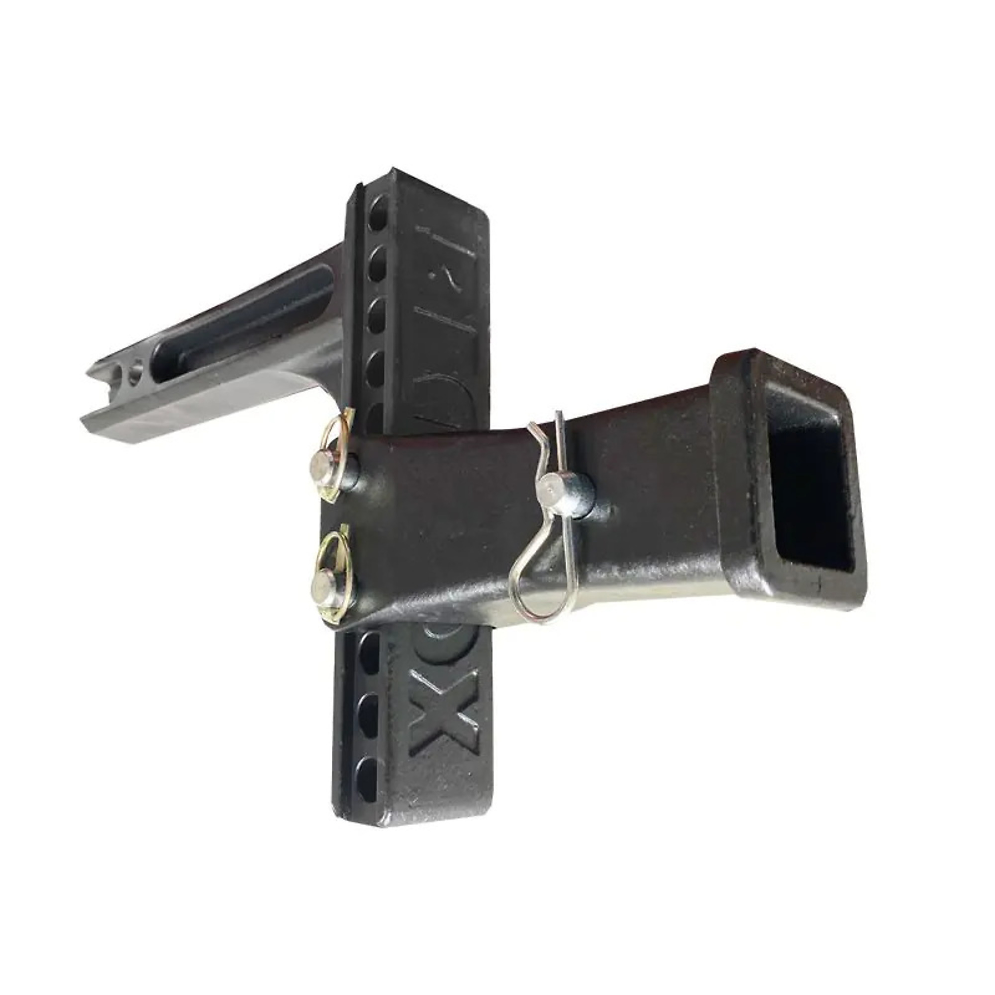 Blue Ox Drop/Rise Receiver — 8in. Raise/Lower, Solid Shank, Black, 10,000-Lb. Capacity, Model# BX88340