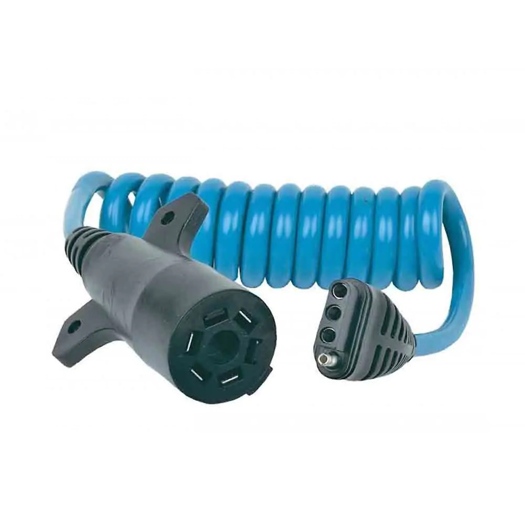 Hopkins, Coiled Wiring Extension, 7-Way Round to 4-Flat, 3 feet, LM ...