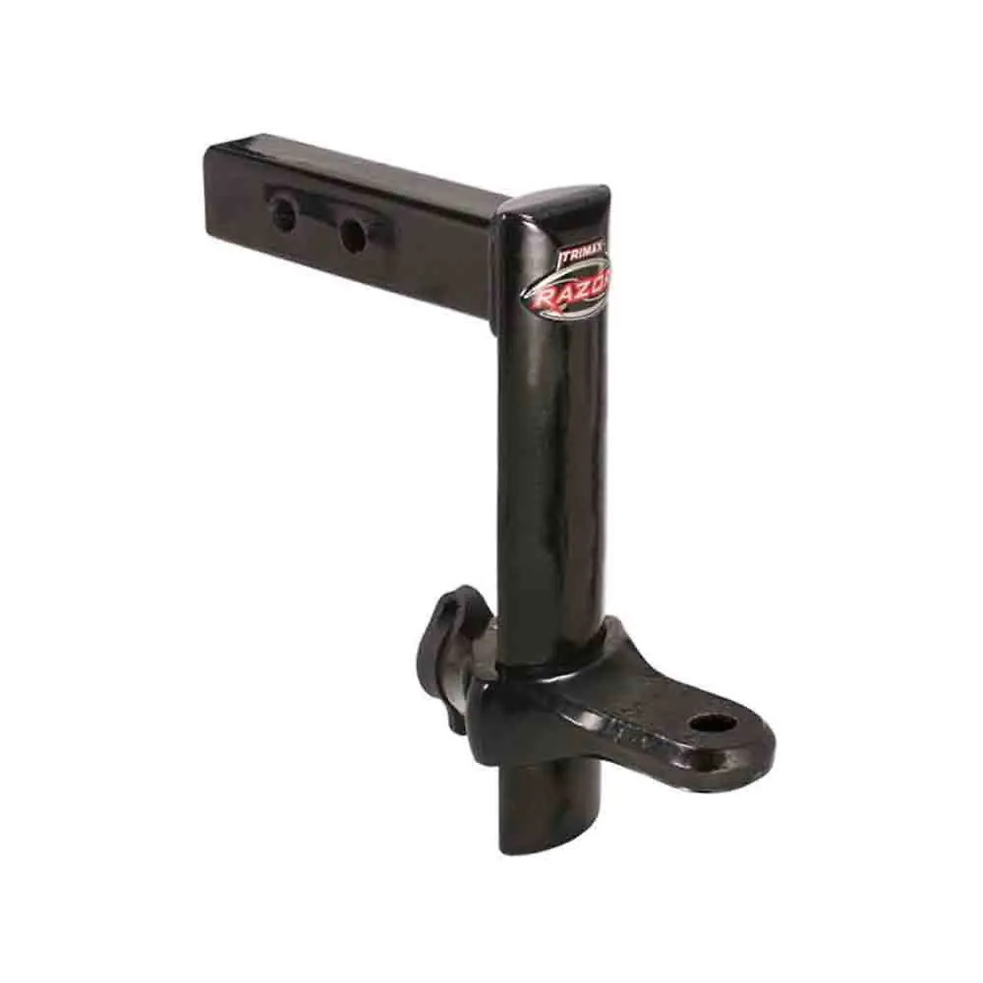 Trimax Razor Locking Steel Adjustable Ball Mount — Fits 2in. Receiver, 12in. Drop/Rise, 10,000 lb. GTW, Model# TRZ12PB
