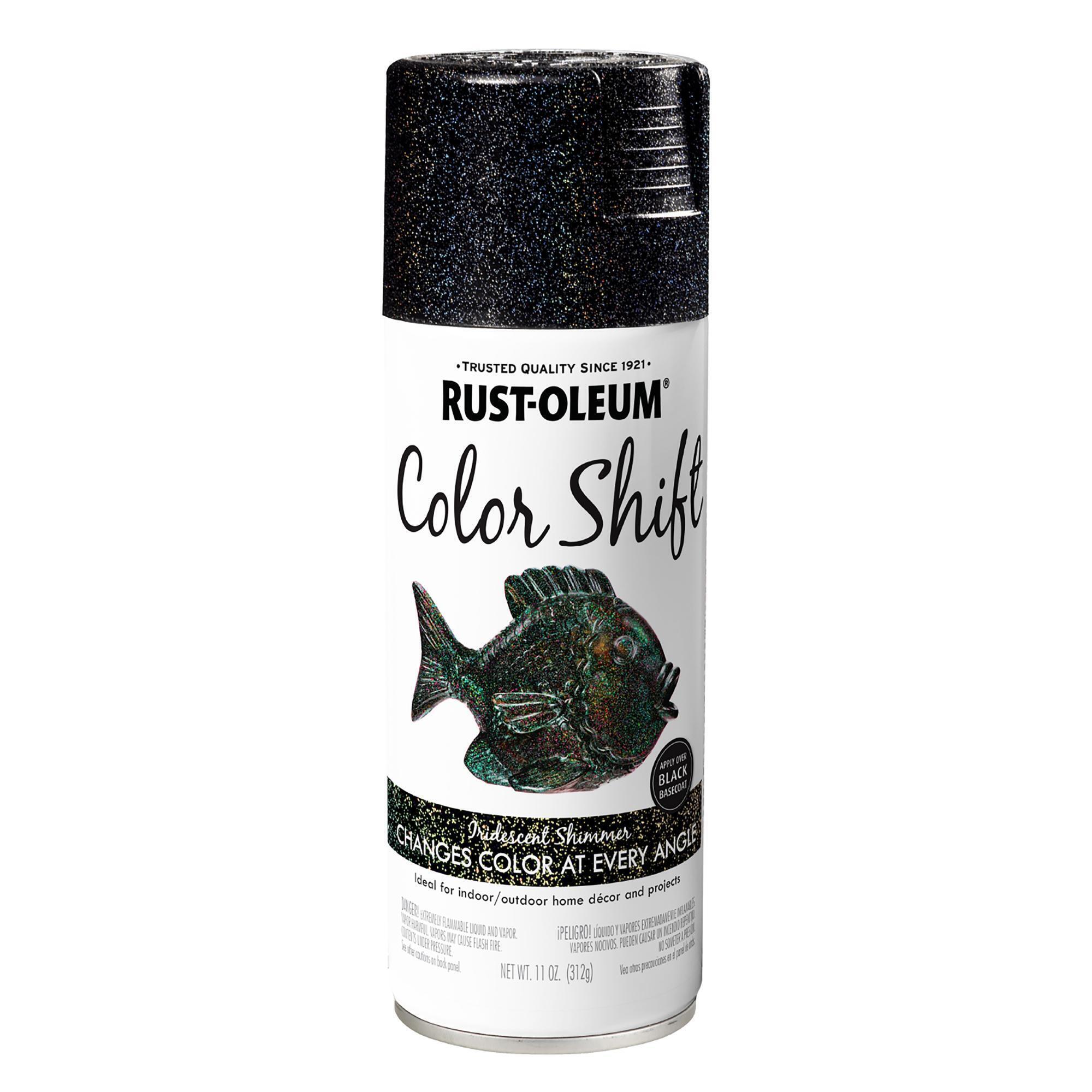Rust-Oleum Color Shift Spray Paint — Iridescent Shimmer, 11 Oz. Cans, 6 Pk, Model# 384335DS