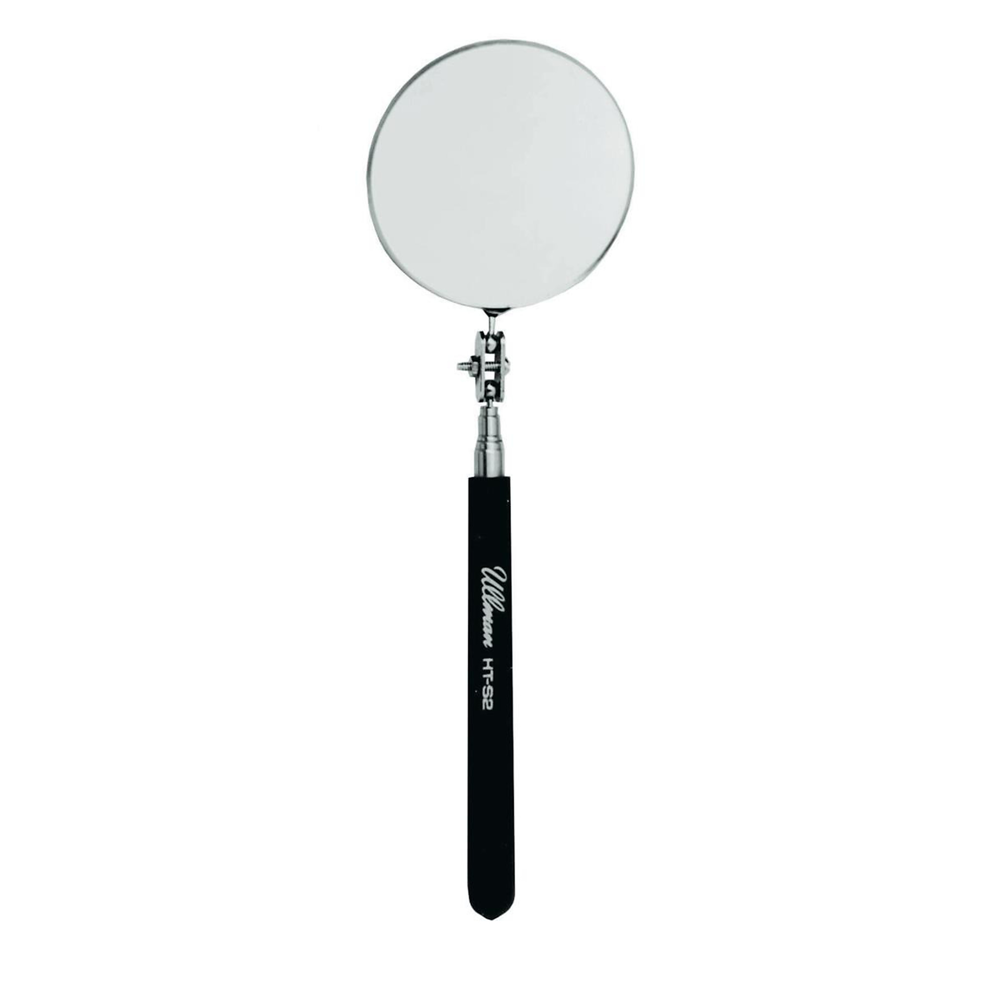 Ullman Devices Telescoping Inspection Mirror — 3 1/4in. Diameter, 6 1/2in. to 29 1/2in. Length, Stainless Steel, Model# ULLHTS-2