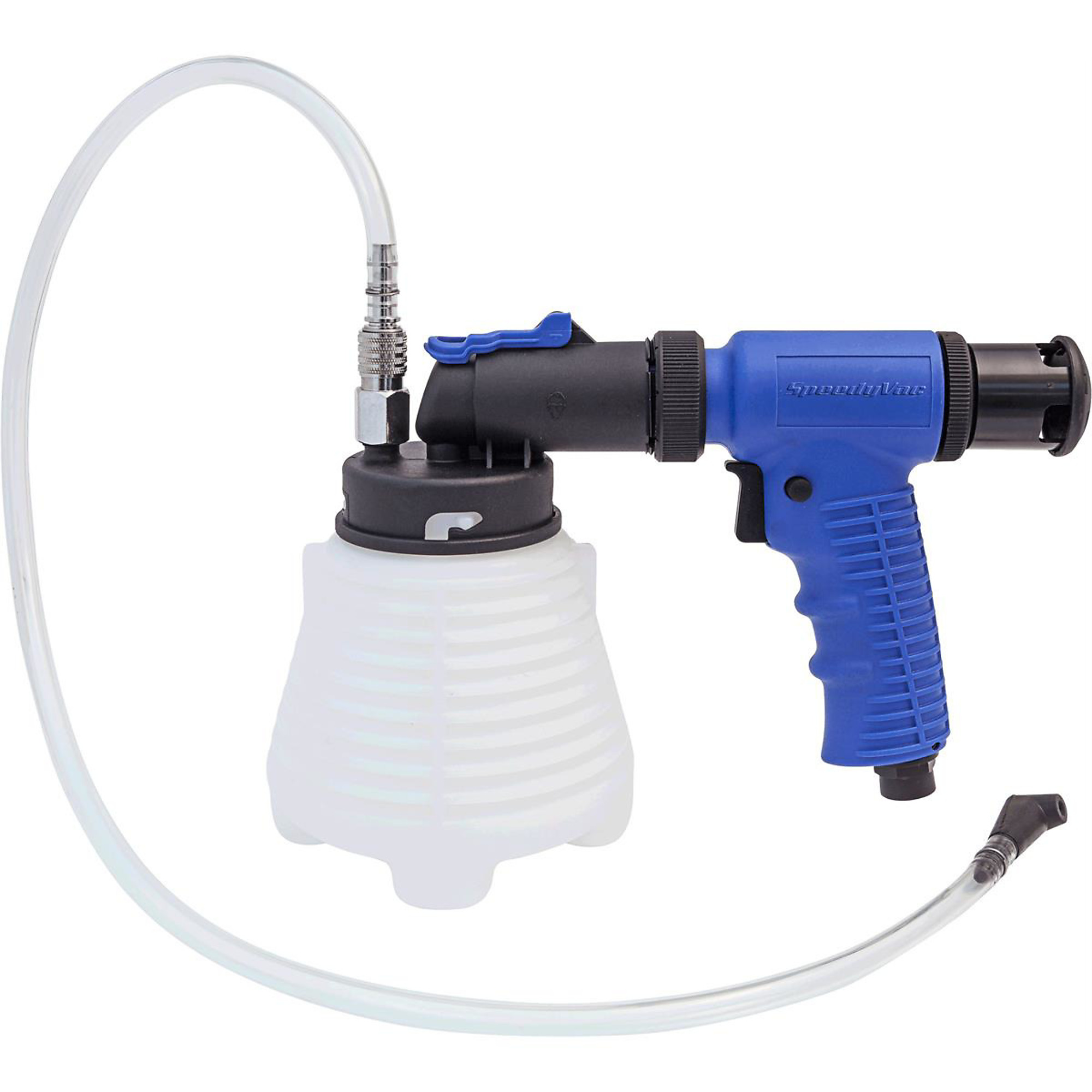 Private Brand Tools Brake Bleeder — 800ml Capacity, Universal Rubber Fitting, Quick Connect Coupler, Model# PBT70852