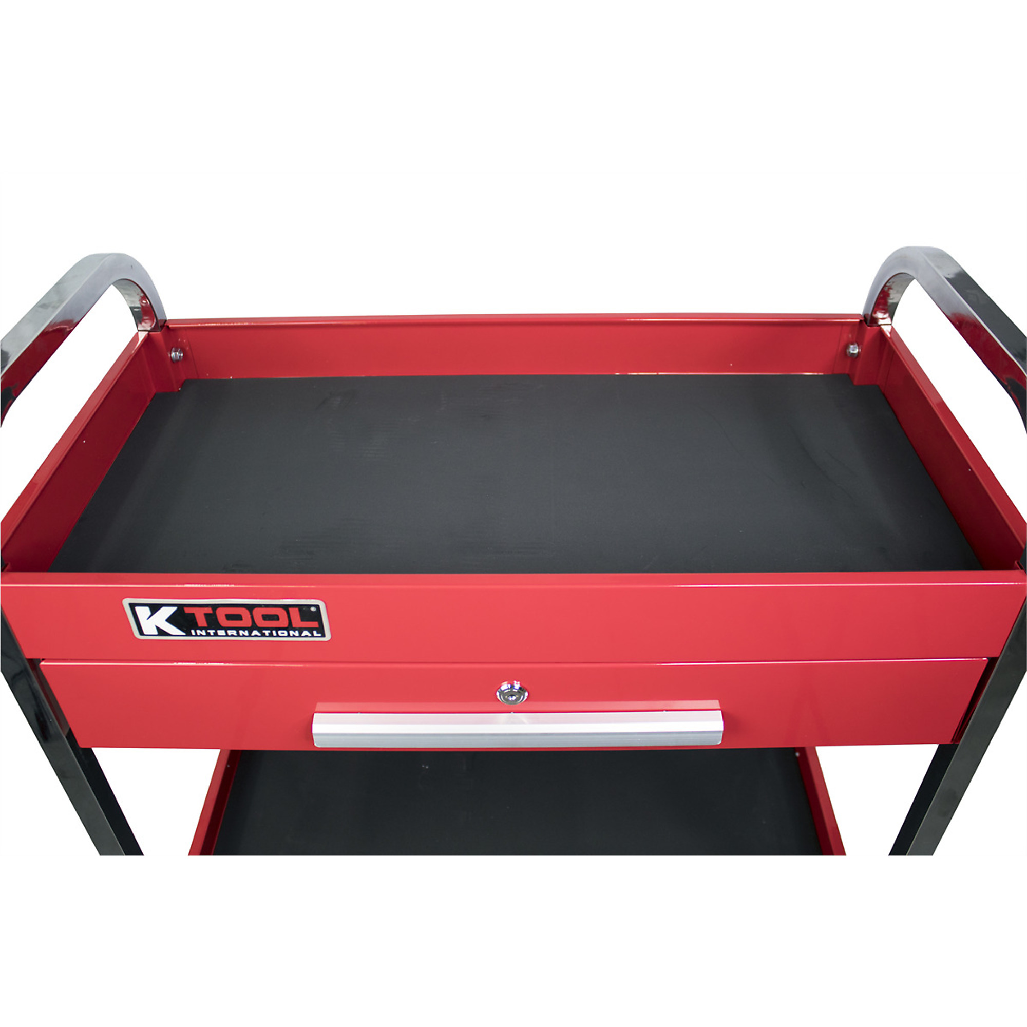K Tool International Service Tool Cart — Steel, 1-Drawer, 2 Shelves ...