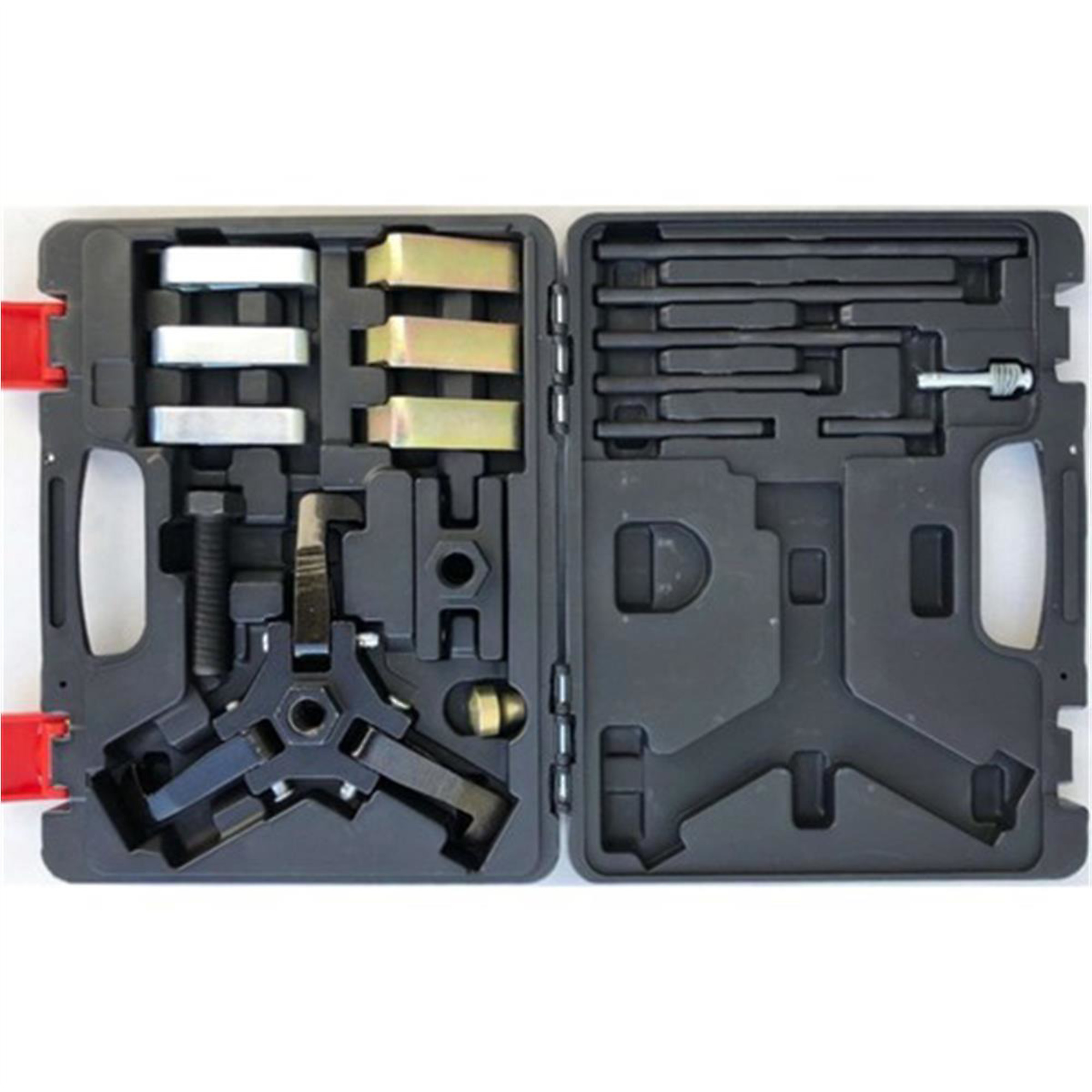 Schley Products Pulley Kit — 3 Jaw & 2 Jaw Hub, Side Turn Legs, Includes Spring Washers & Clevis Pins, Model# SCH18000