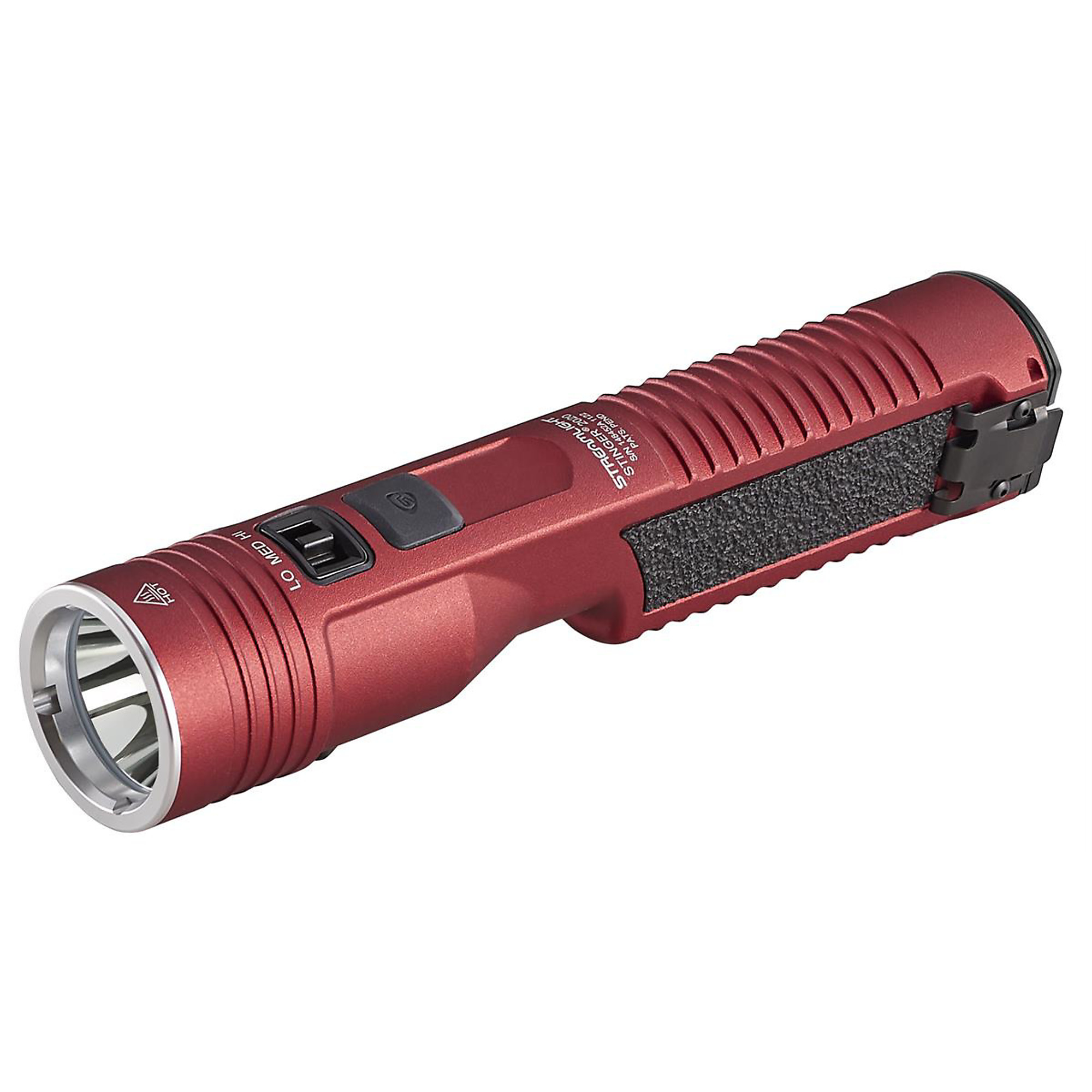 Streamlight Stinger 2020 Rechargeable LED Flashlight — 2000 Lumens, Red, Aluminum Alloy, IPX7 Waterproof, Model# STL78120