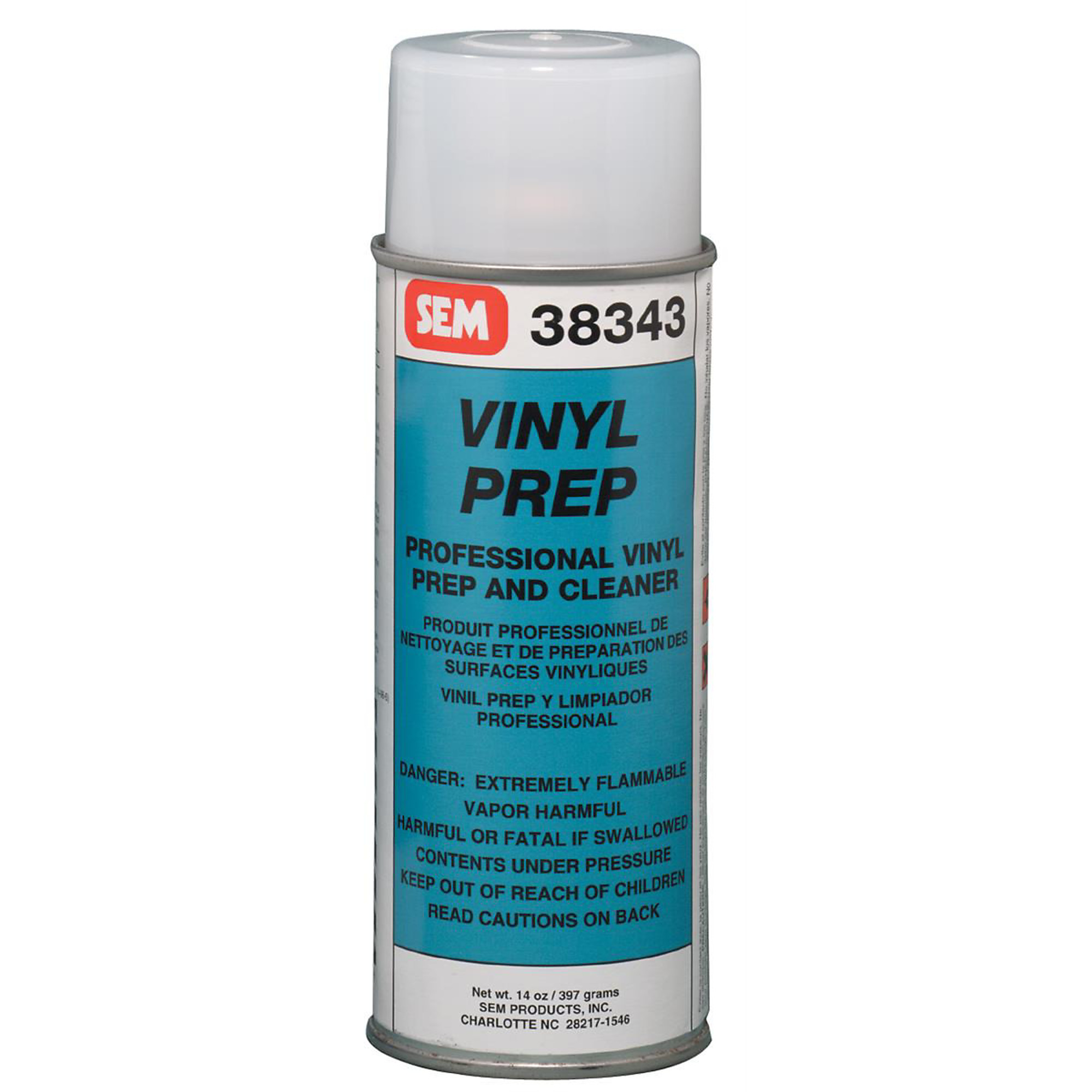 SEM Paints Vinyl Prep — Removes Soil, Wax, and Grease, Promotes Adhesion, Easy to Use, Model# SEM38343