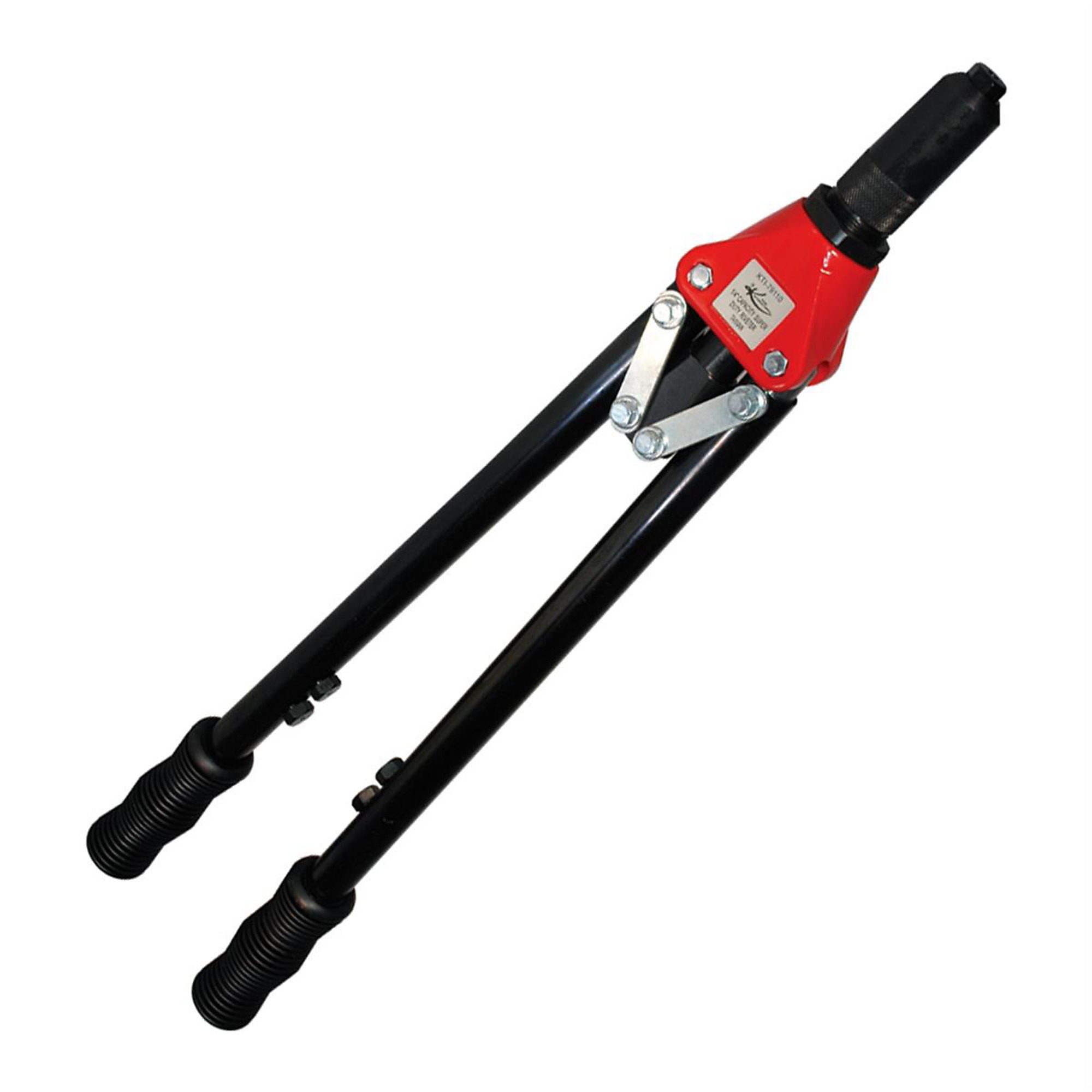 K Tool International Super Heavy-Duty Riveter — 17in. Handles, Steel Construction, 5 Nosepieces, Model# KTI79110