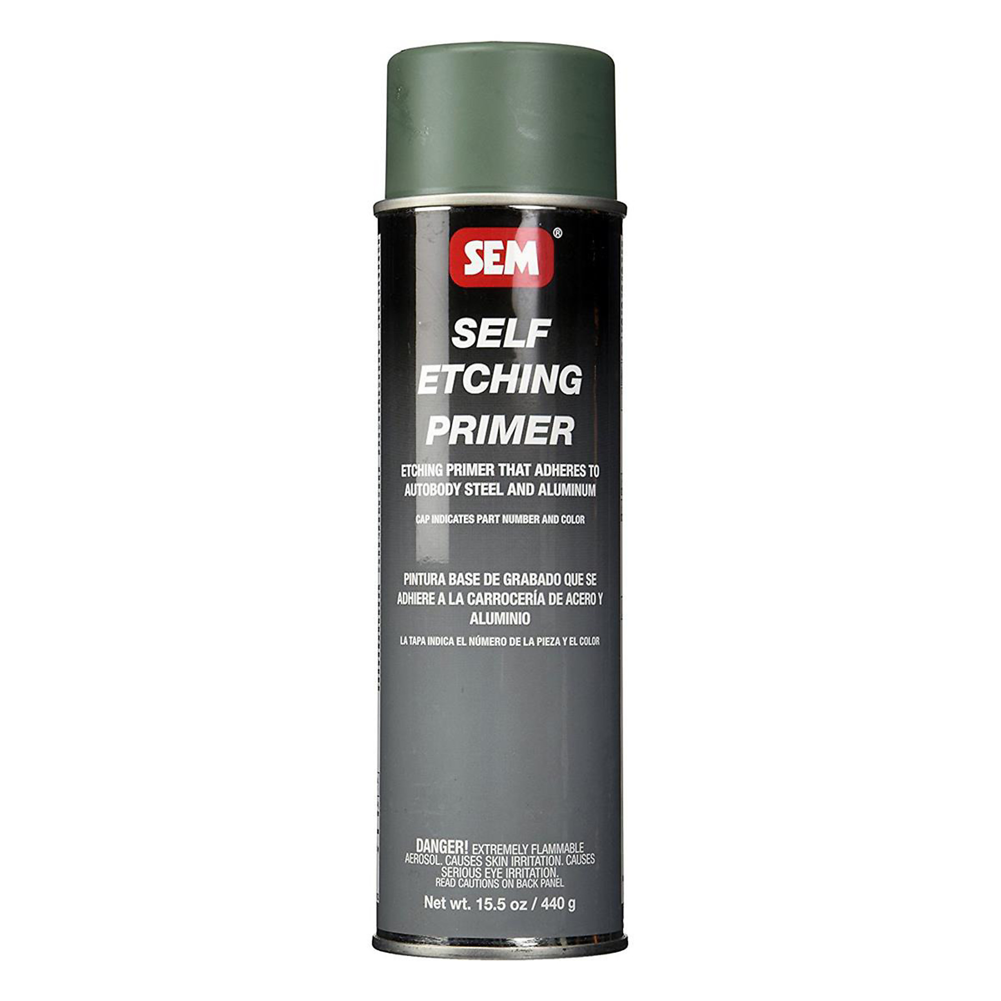 SEM Paints Self Etching Primer — Green, Quick Drying, VOC Compliant, Model# SEM39693