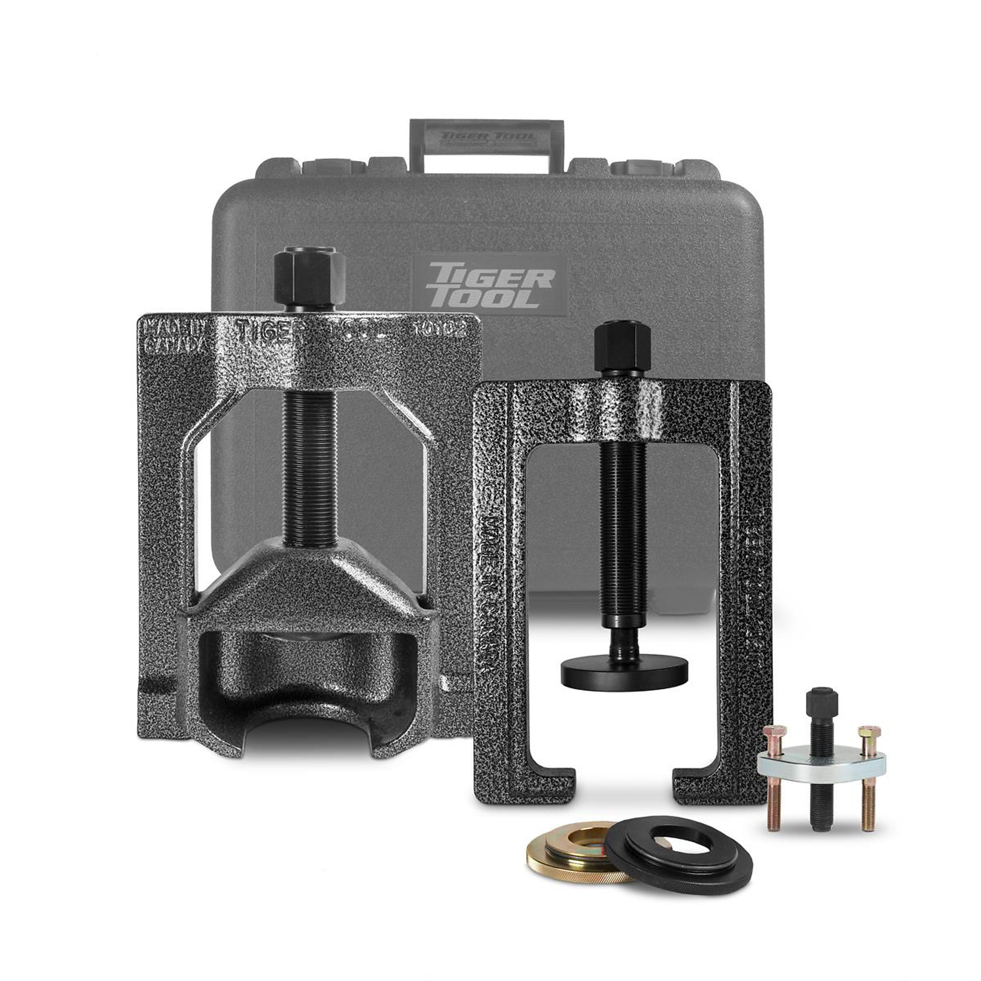 Tiger Tool Heavy-Duty U-Joint Service Kit — Includes U-Joint Puller, Bearing Cup Installer, Case, Model# TIG20150