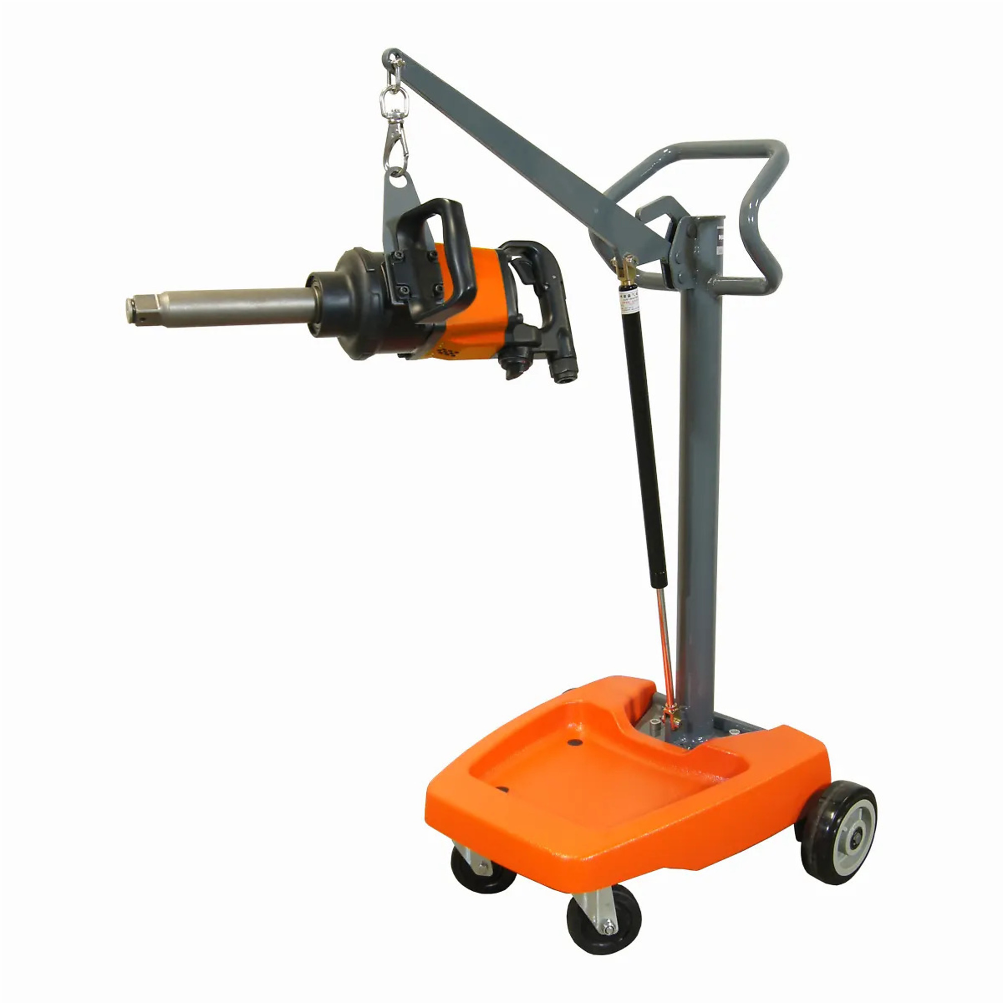 Martins Industries Mobile Impact Wrench Holder Support Stand — 50-Lb. Capacity, Swivel Hook, Model# MRIMMIWSS