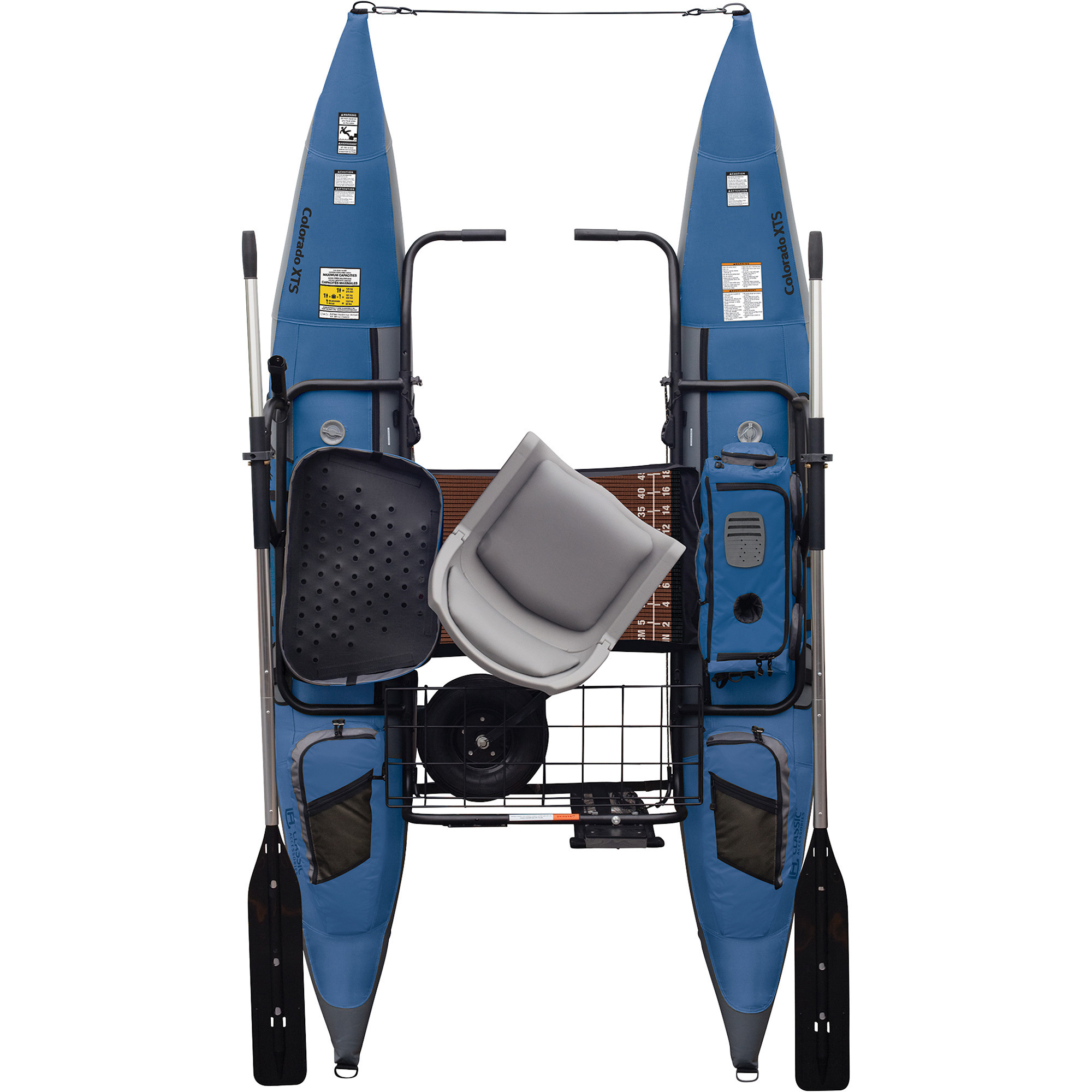 Classic Accessories Inflatable Colorado XTS Pontoon Boat, 108in.L, 400-Lb.  Capacity, Model# 32-071-010501-00
