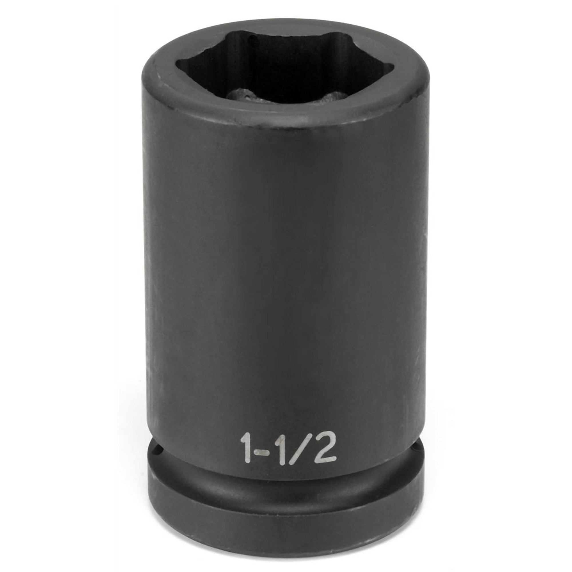 Grey Pneumatic Wheel Impact Socket — 1 1/2in. Drive, 1in. Deep, 6-Point ...