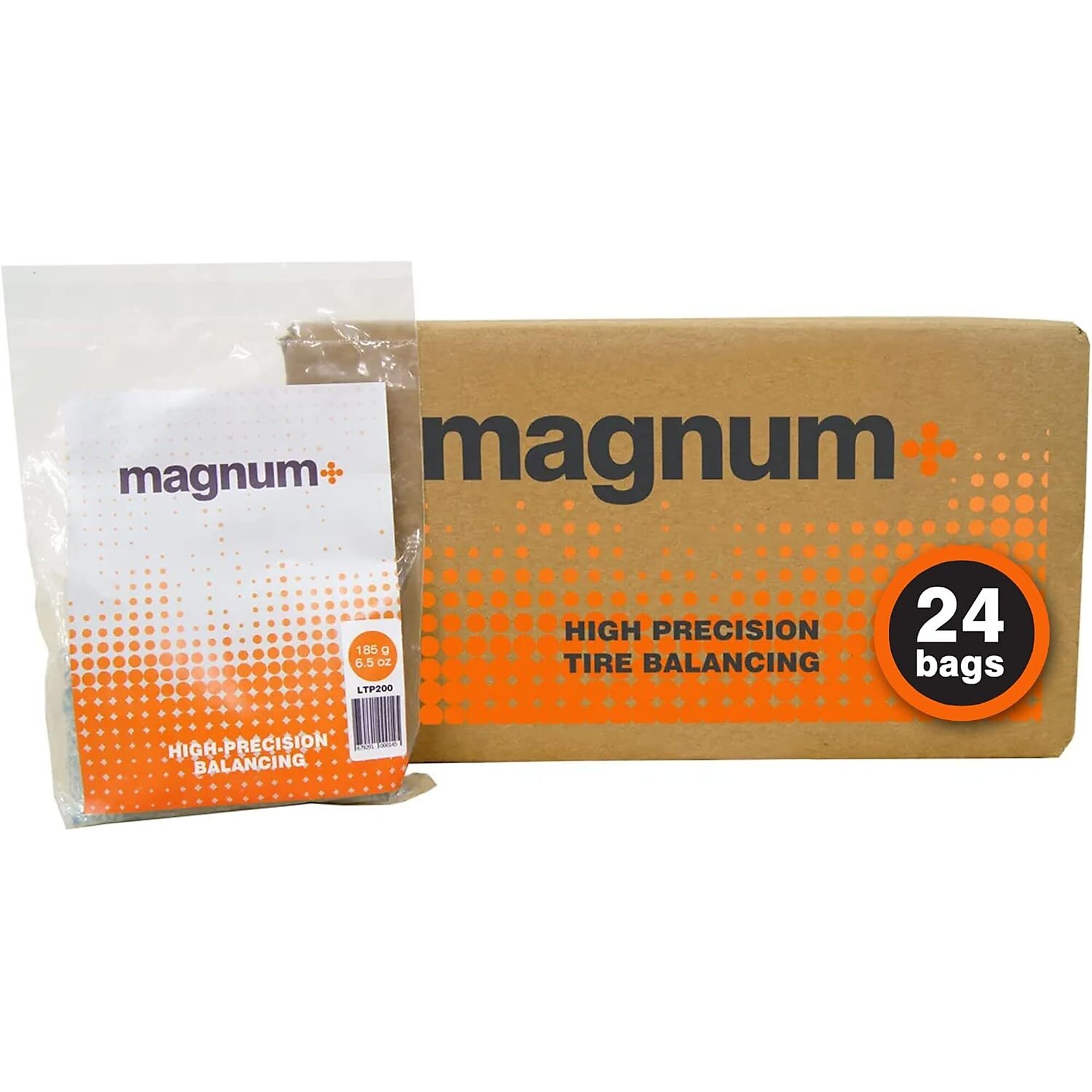 Martins Industries Magnum+ Tire Balancing Beads — 6.5oz/185g, TPMS Compatible, Case of 24 Bags, Model# MRILTP200