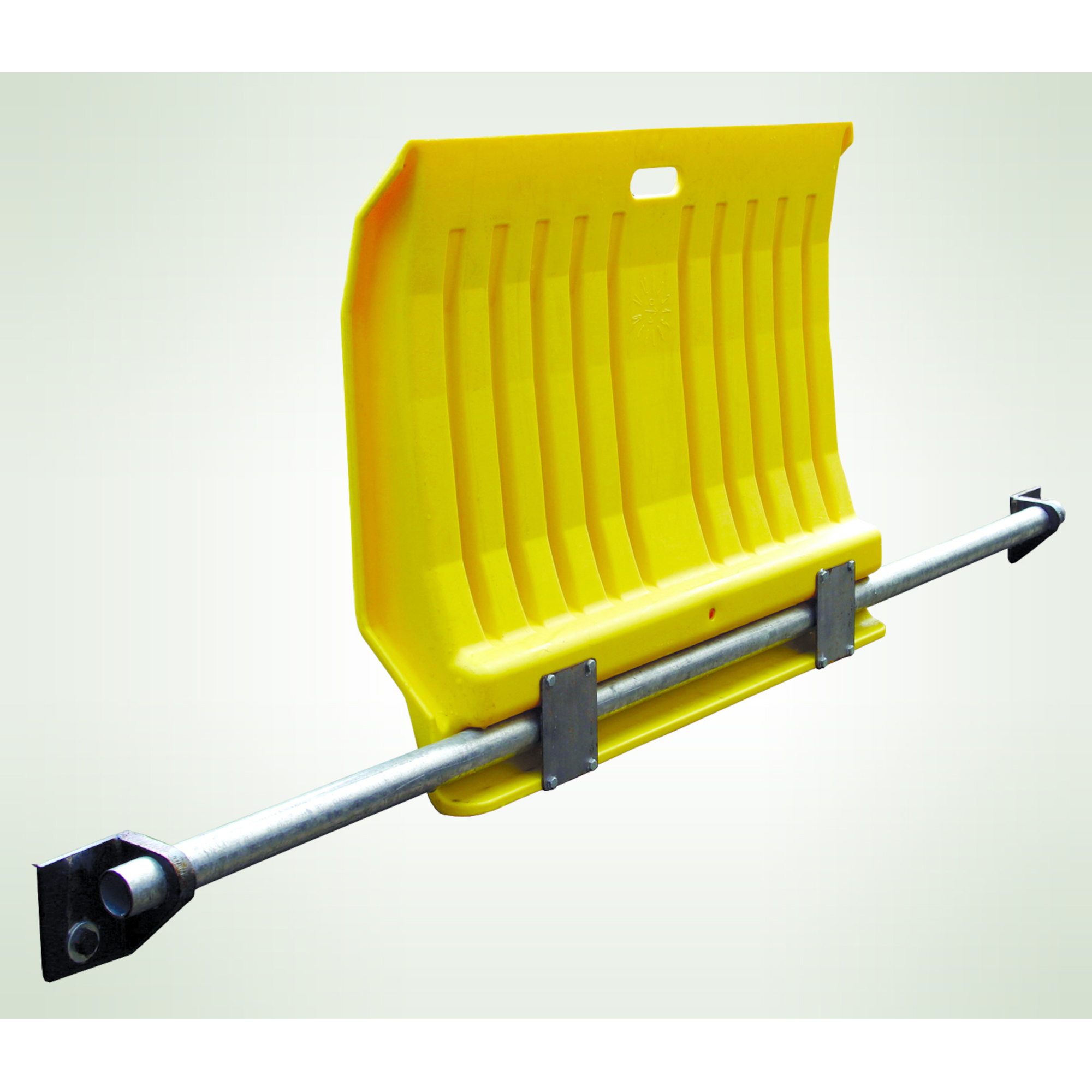 Eagle Fixed Plastic Dock Plate — 35in. Width, 4in. Height Difference, HDPE, Yellow, Model# 1796