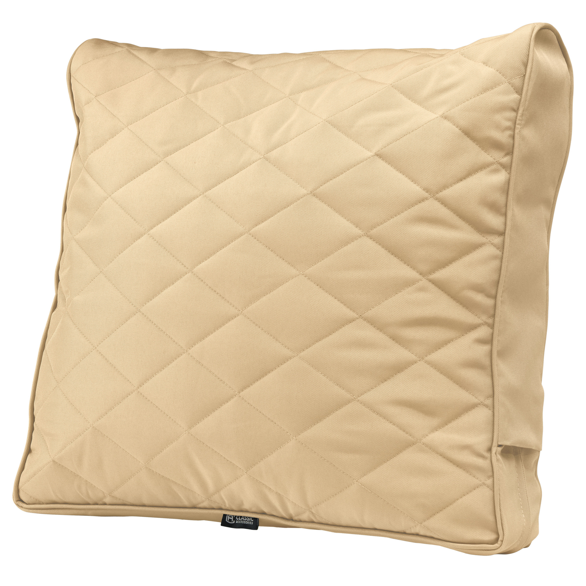 Classic Accessories Montlake FadeSafe Patio Chair/Loveseat Back Quilted Cushion — 21in. x 20in. x 4in., Chamomile, Model# 62-058-CREAM-EC