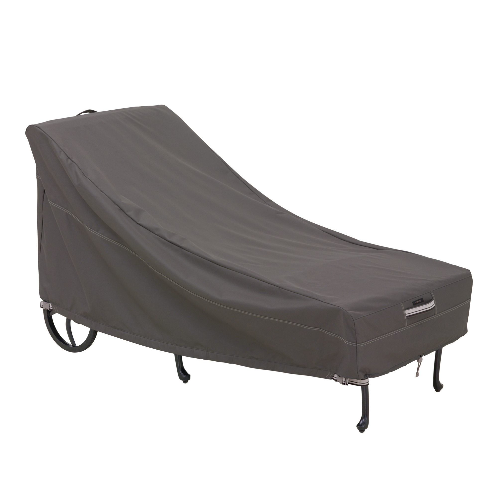Classic Accessories Ravenna Water-Resistant Patio Chaise Lounge Chair Cover — 66in., Dark Taupe, Model# 55-145-015101-EC