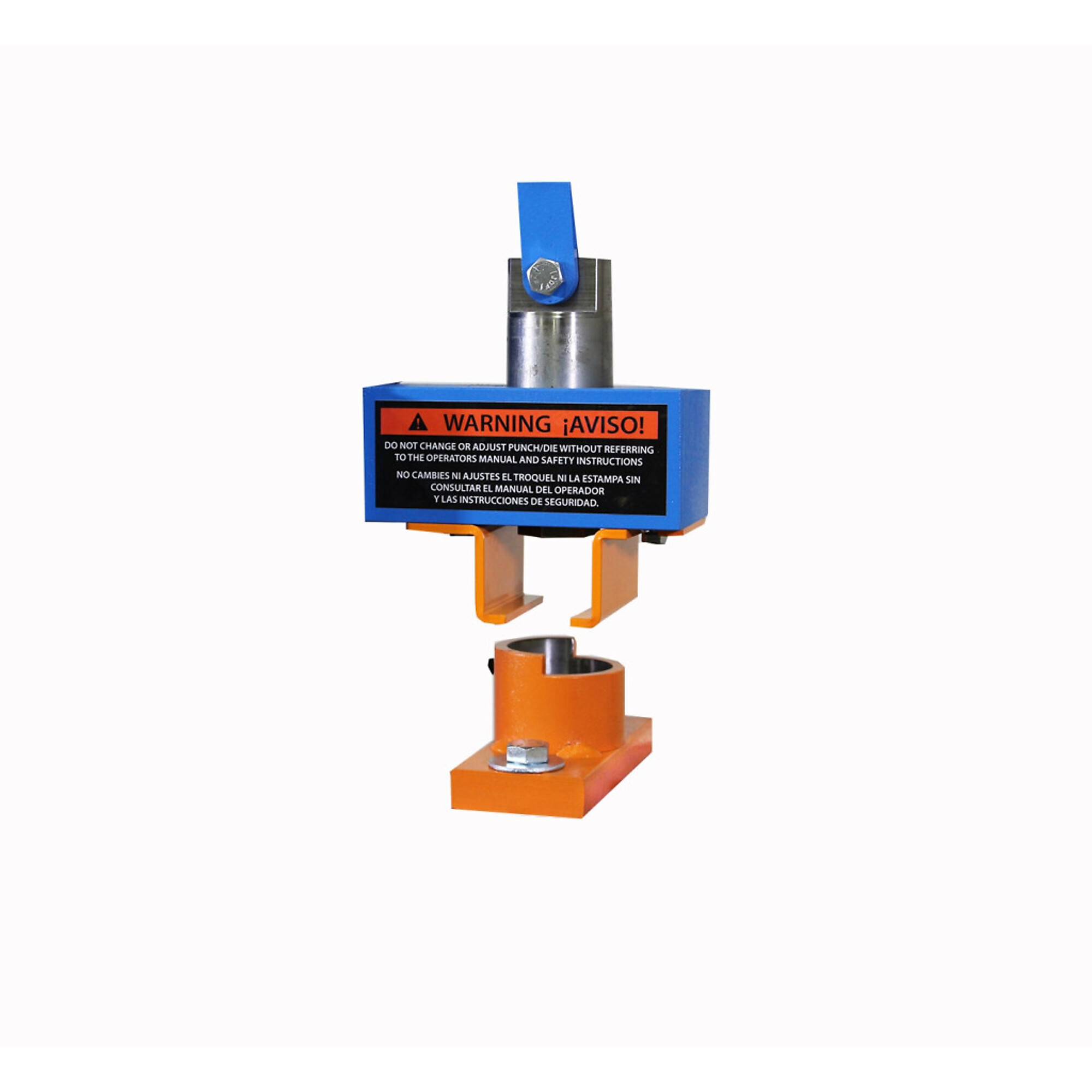 Metal Pro Punch Station Assembly for Ironworkers — Includes Ram, Ram Bushing, Retaining Nut, Die Holder, Model# MP45PSA
