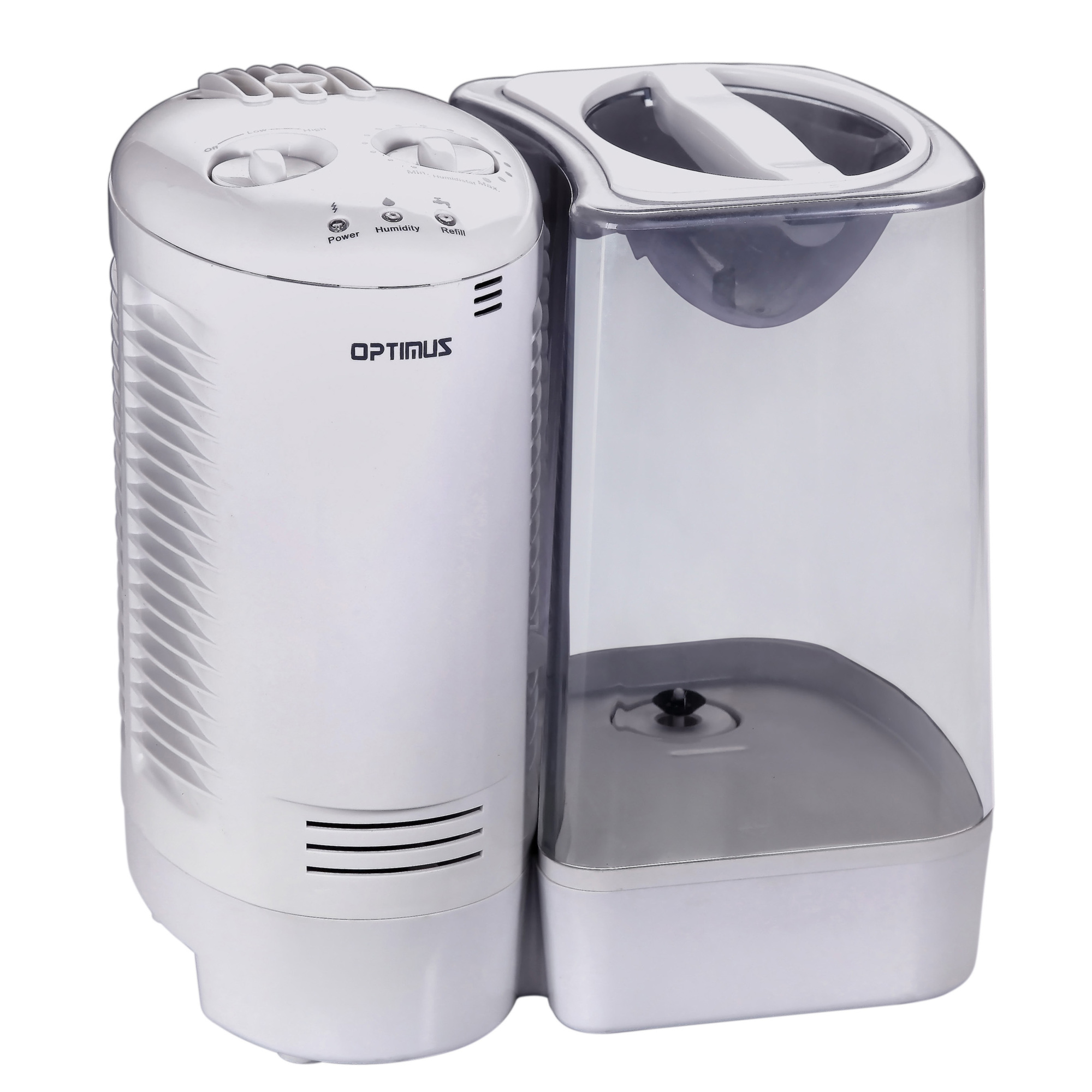 Optimus Warm Mist Humidifier — 3 Gallon Output, 1.7 Gallon Tank, 12-Hour Run Time, 600 Sq. Ft. Coverage, Quiet Operation, Medicine Cup, Model# U-32010