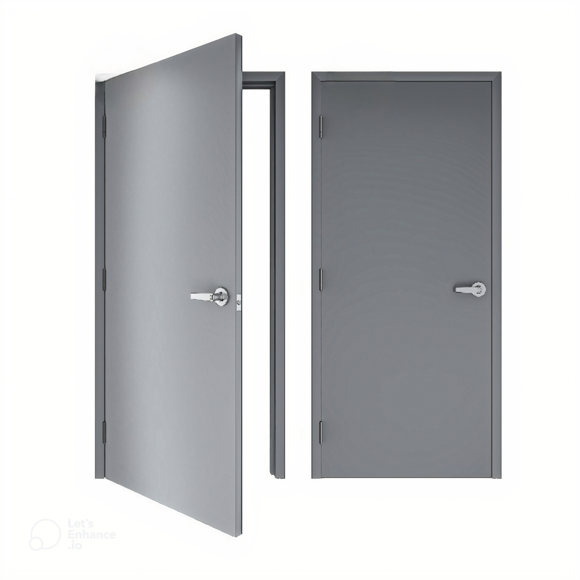 Imperial, Steelcraft Series 36 in. x 80 in. Left-Handed Stainless Steel ...