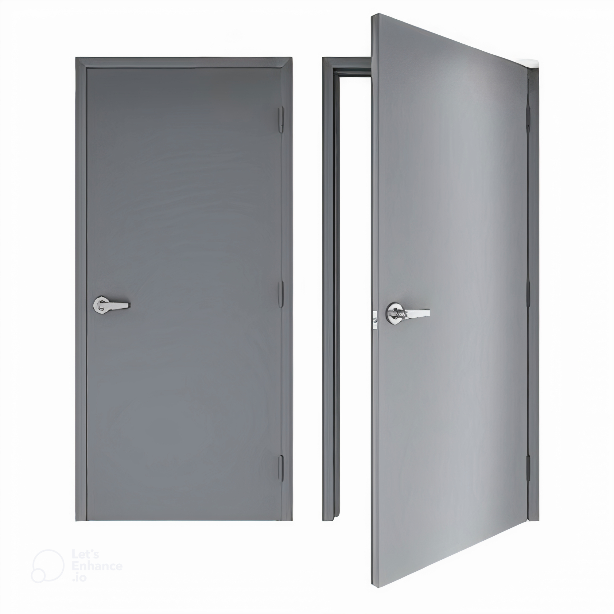 Imperial, Steelcraft Series 36 in. x 84 in. Right-Handed Stainless ...