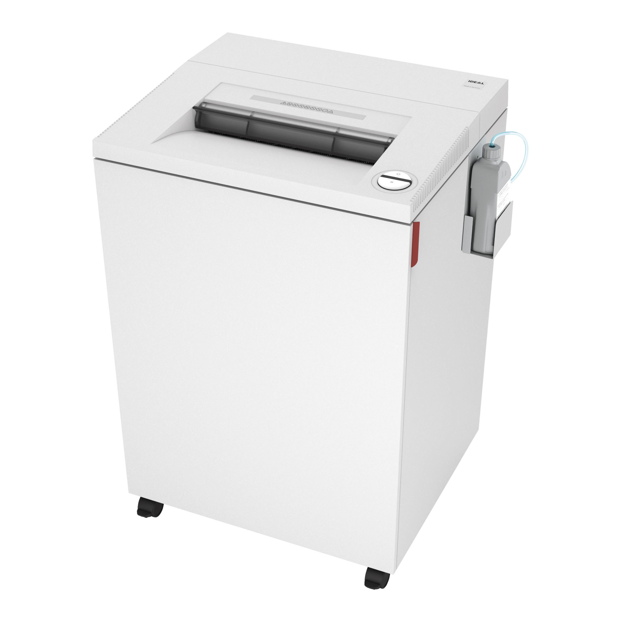Ideal Super Micro-Cut Commercial Office Paper Shredder with Automatic Oiler — 8-9 Sheet Capacity, 44-Gallon Bin, P-7 Security, 16in. Feed Opening, Model# 4003 P7