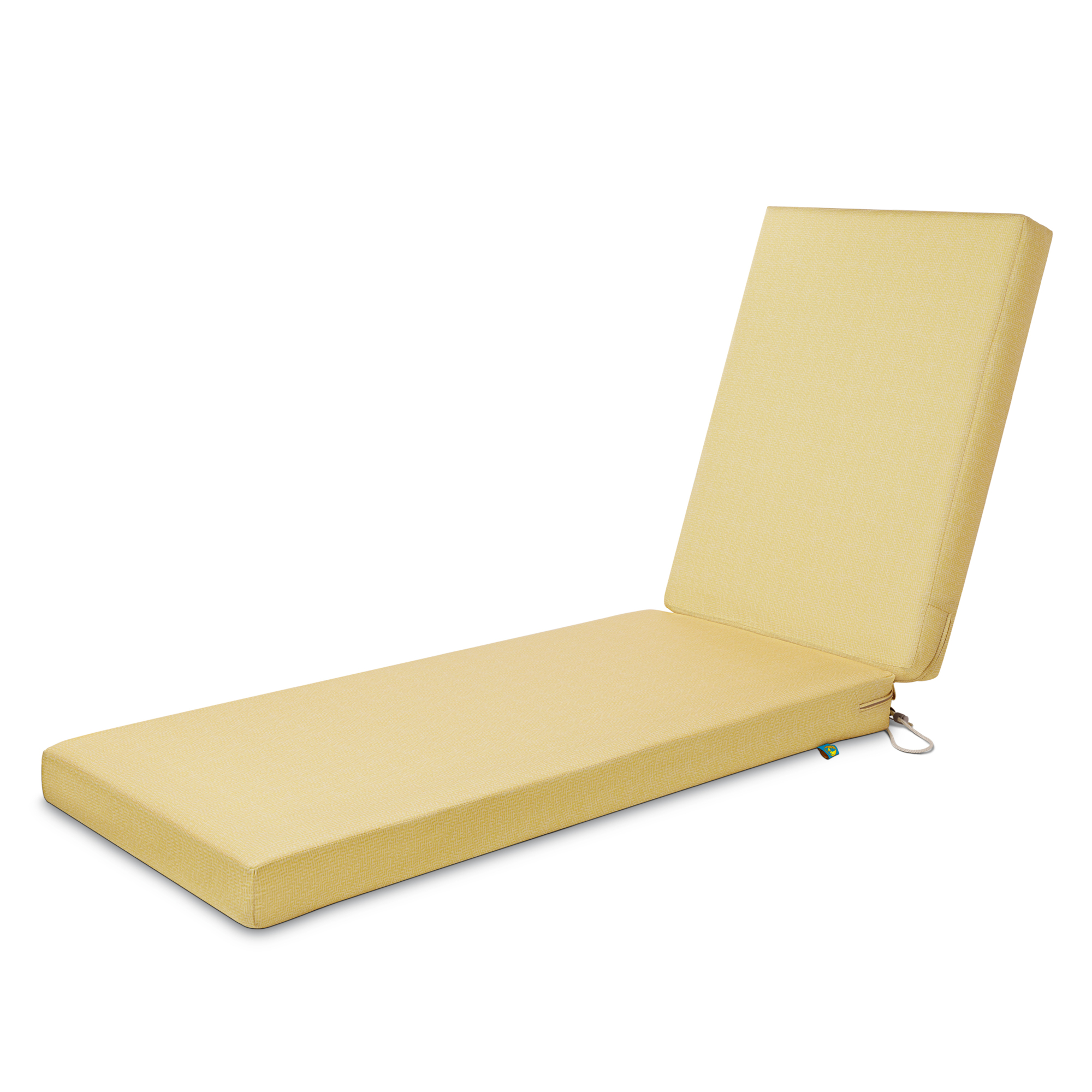 Classic Accessories DuckCovers Weekend All-Weather Outdoor Chaise Cushion — Straw, Model# CSWCE72213